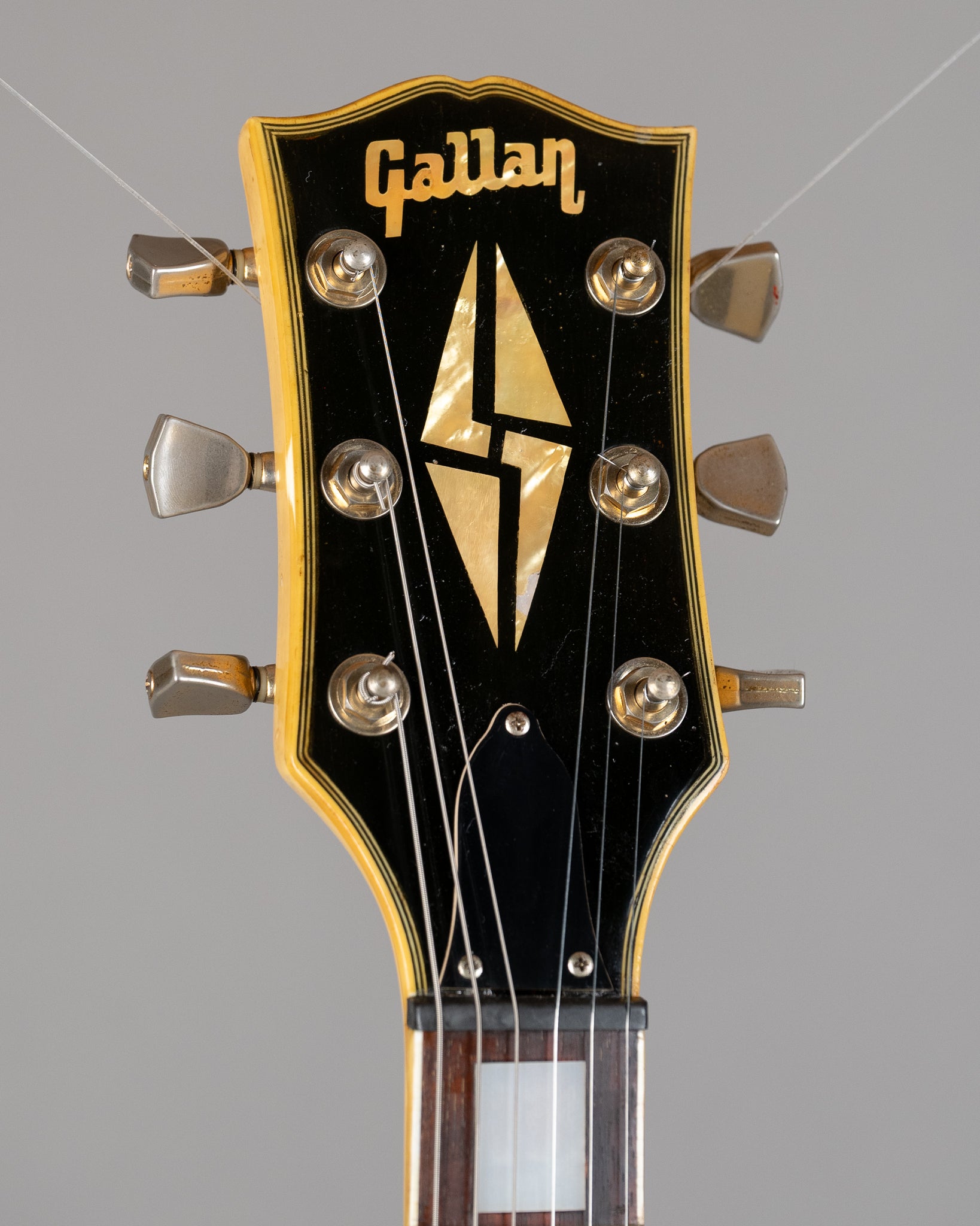 c1970s Gallan Les Paul Custom (Japan, Cream, Gold Hardware)