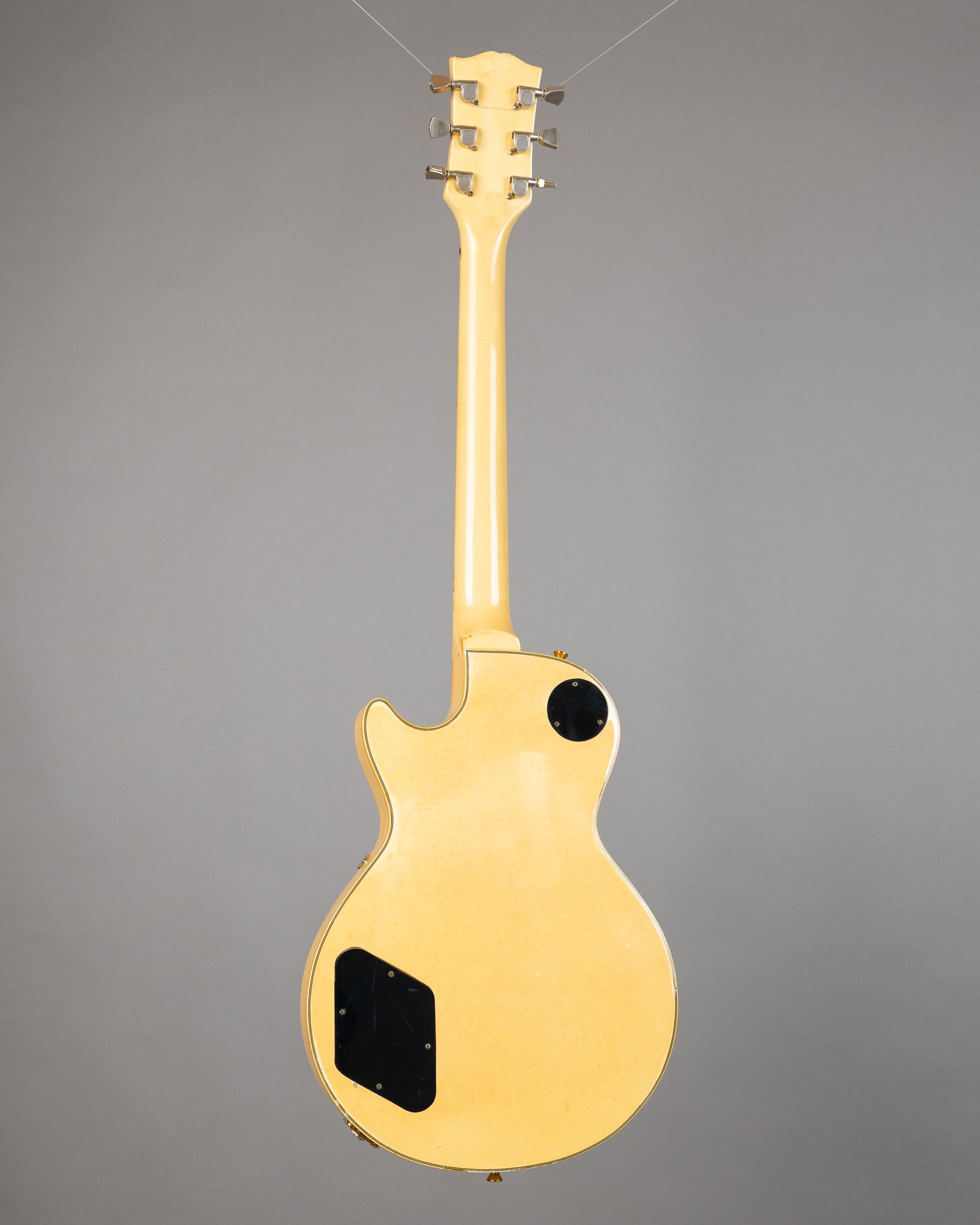 c1970s Gallan Les Paul Custom (Japan, Cream, Gold Hardware)