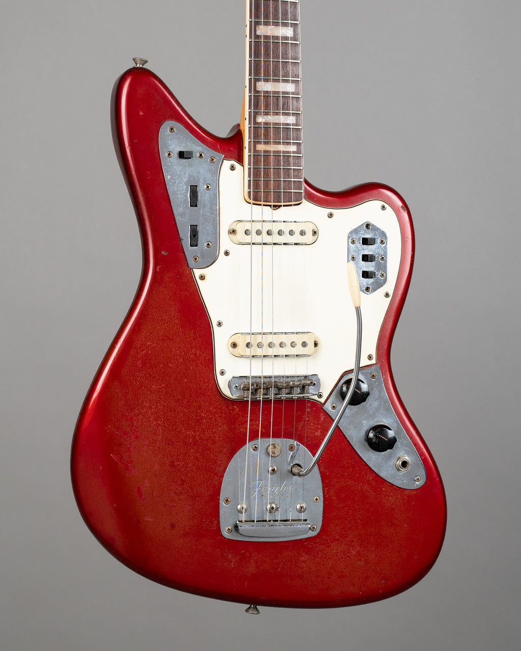 1969 Fender Jaguar (USA, Candy Apple Red, OHSC)