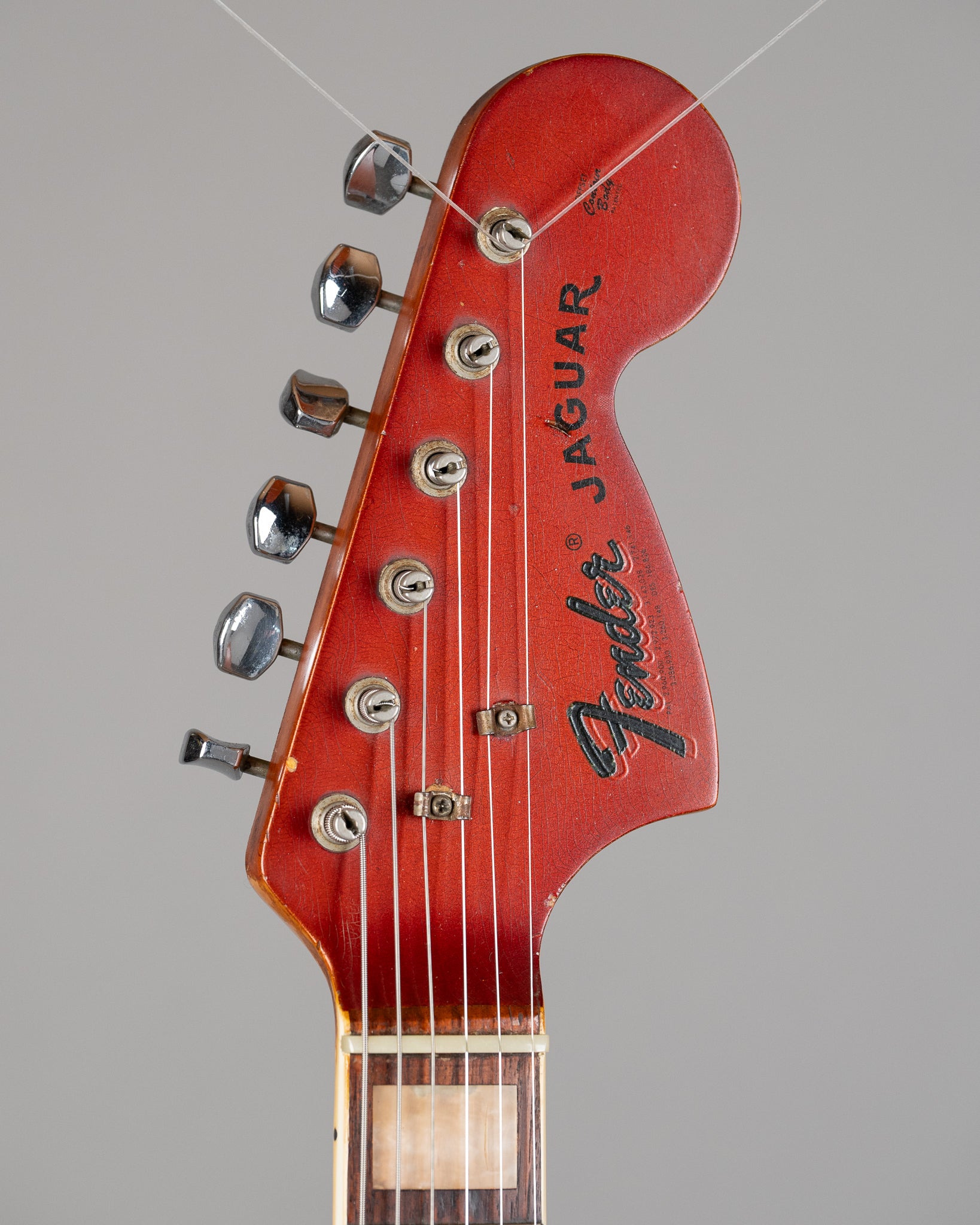 1969 Fender Jaguar (USA, Candy Apple Red, OHSC)