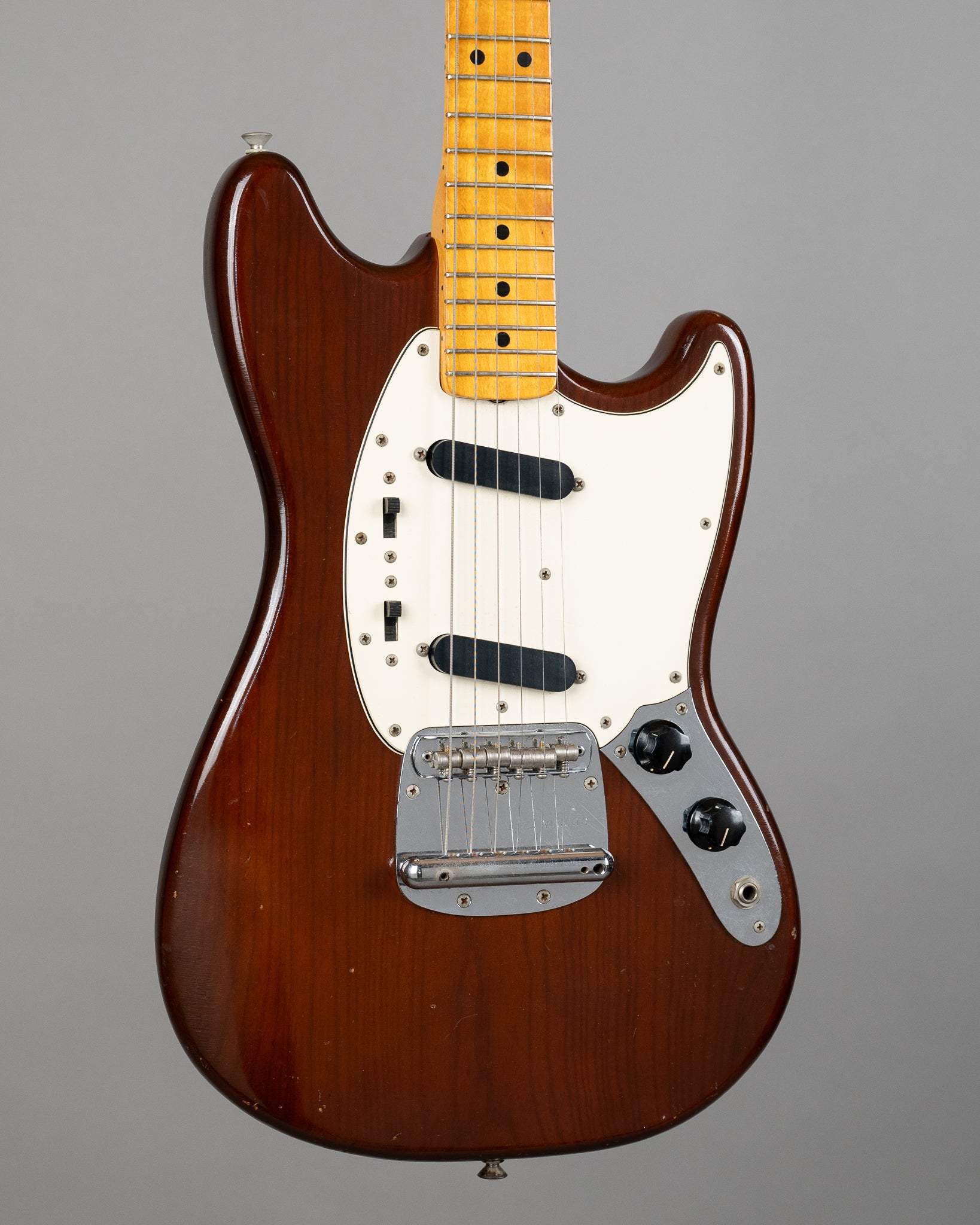 1976 Fender Mustang (USA, Maple Neck, Mocha, OHSC)