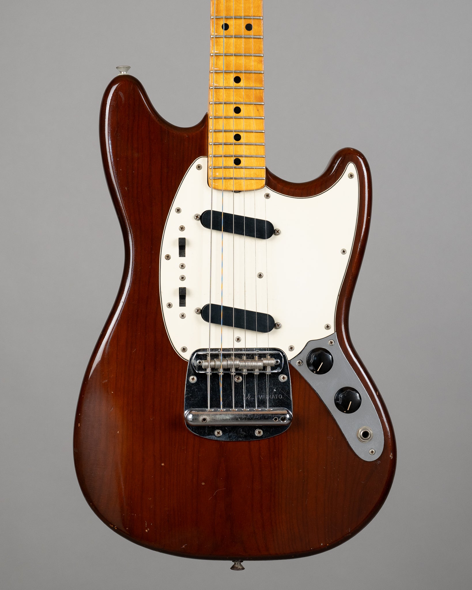 1976 Fender Mustang (USA, Maple Neck, Mocha, OHSC)