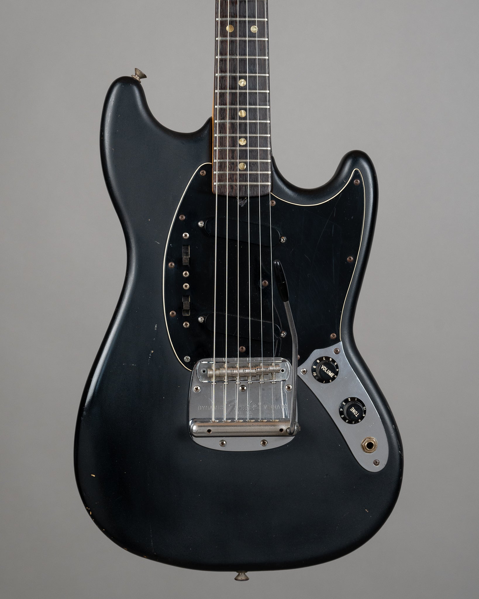 1978 Fender Mustang (USA, Matte Black, OHSC)