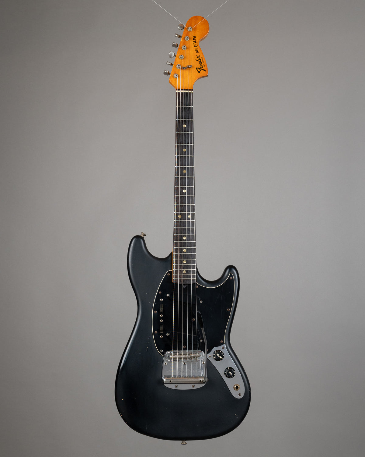 1978 Fender Mustang (USA, Matte Black, OHSC)
