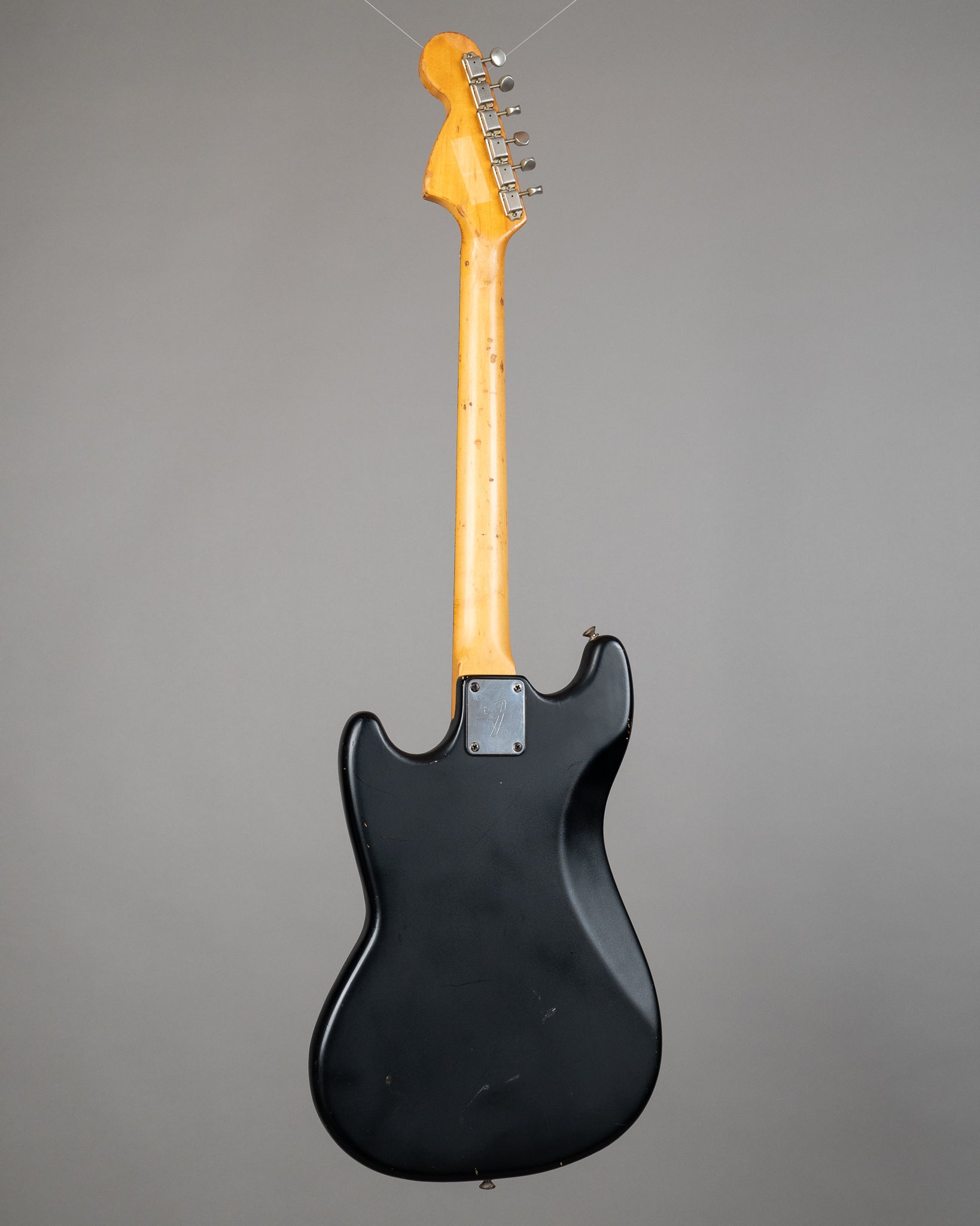 1978 Fender Mustang (USA, Matte Black, OHSC)