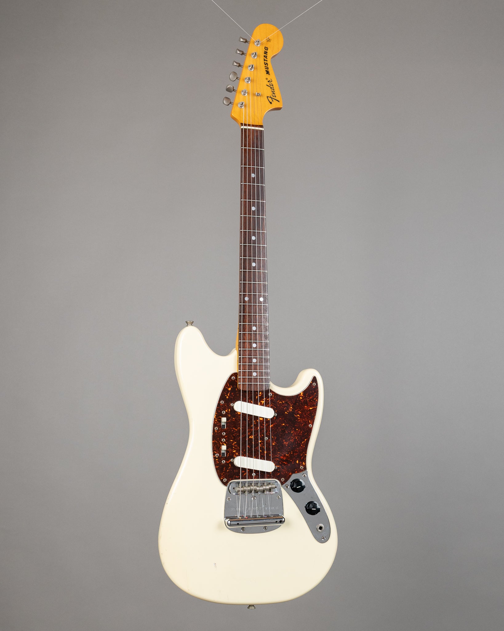 c1984 Fender MG69-60 Mustang (Japan, Olympic White, Gig Bag)