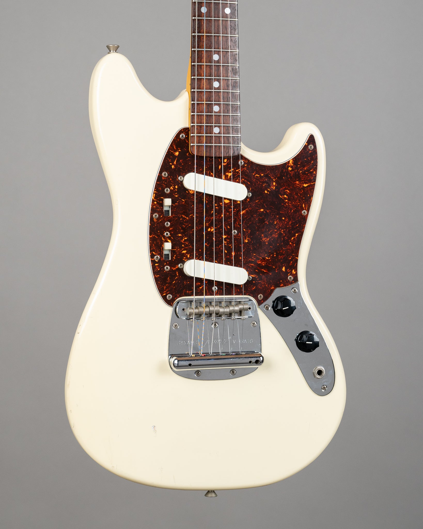 c1984 Fender MG69-60 Mustang (Japan, Olympic White, Gig Bag)