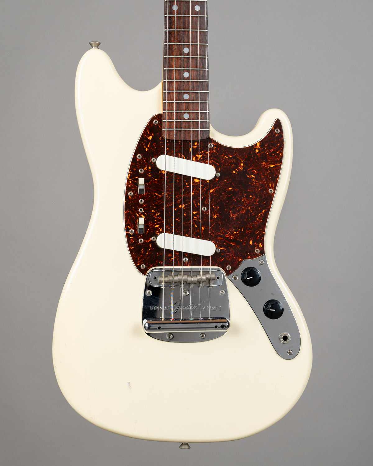 c1984 Fender MG69-60 Mustang (Japan, Olympic White, Gig Bag)