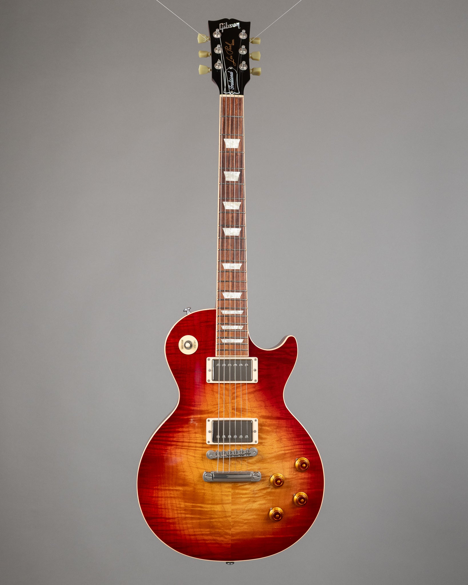 2019 Gibson Les Paul Traditional Plus Top (USA, Heritage Cherry Burst, OHSC)
