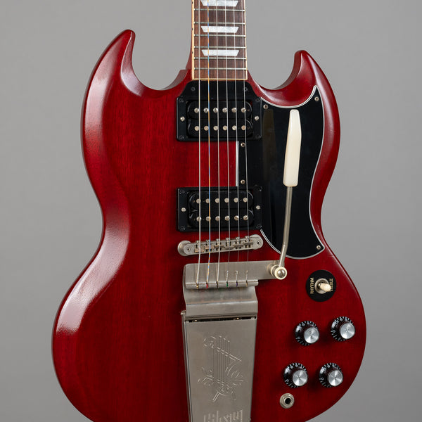 2022 Gibson SG Standard '61 Faded w/ Maestro Vibrola (USA, Faded Cherr