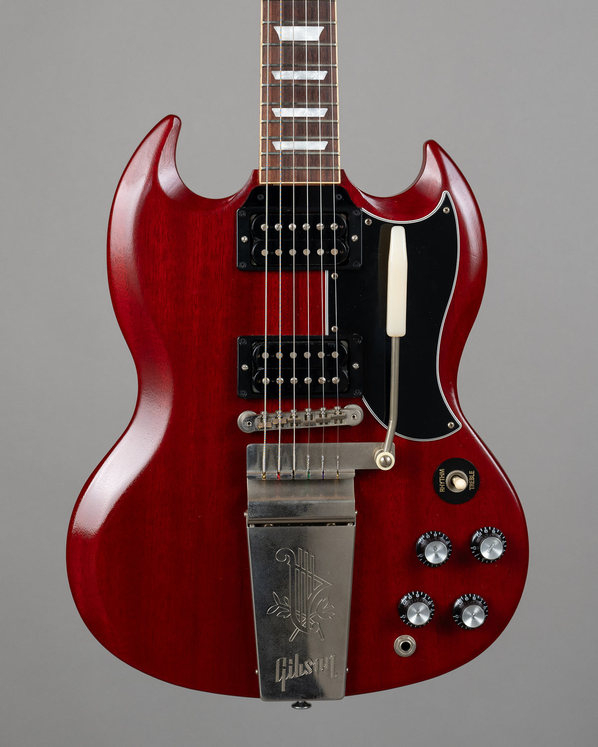 2022 Gibson SG Standard '61 Faded w/ Maestro Vibrola (USA, Faded Cherry, OHSC)