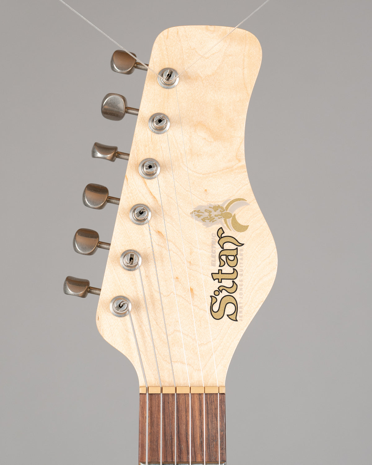 c2000s Jerry Jones Electric Sitar (USA, White Crackle, Gig Bag)