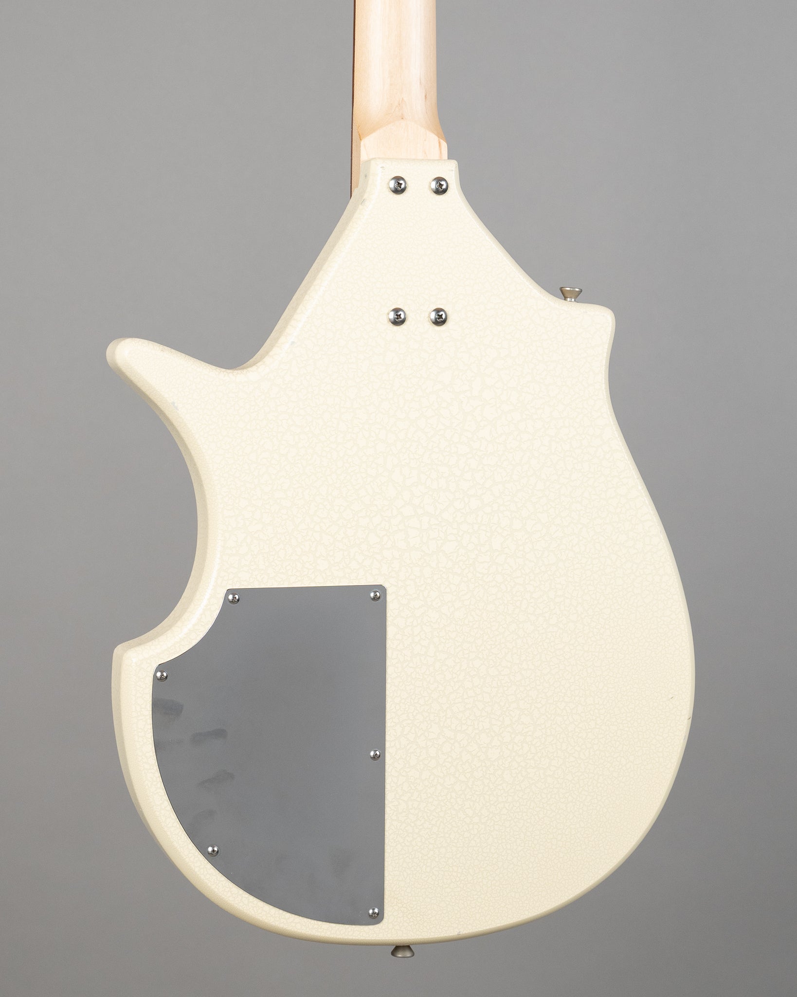 c2000s Jerry Jones Electric Sitar (USA, White Crackle, Gig Bag)