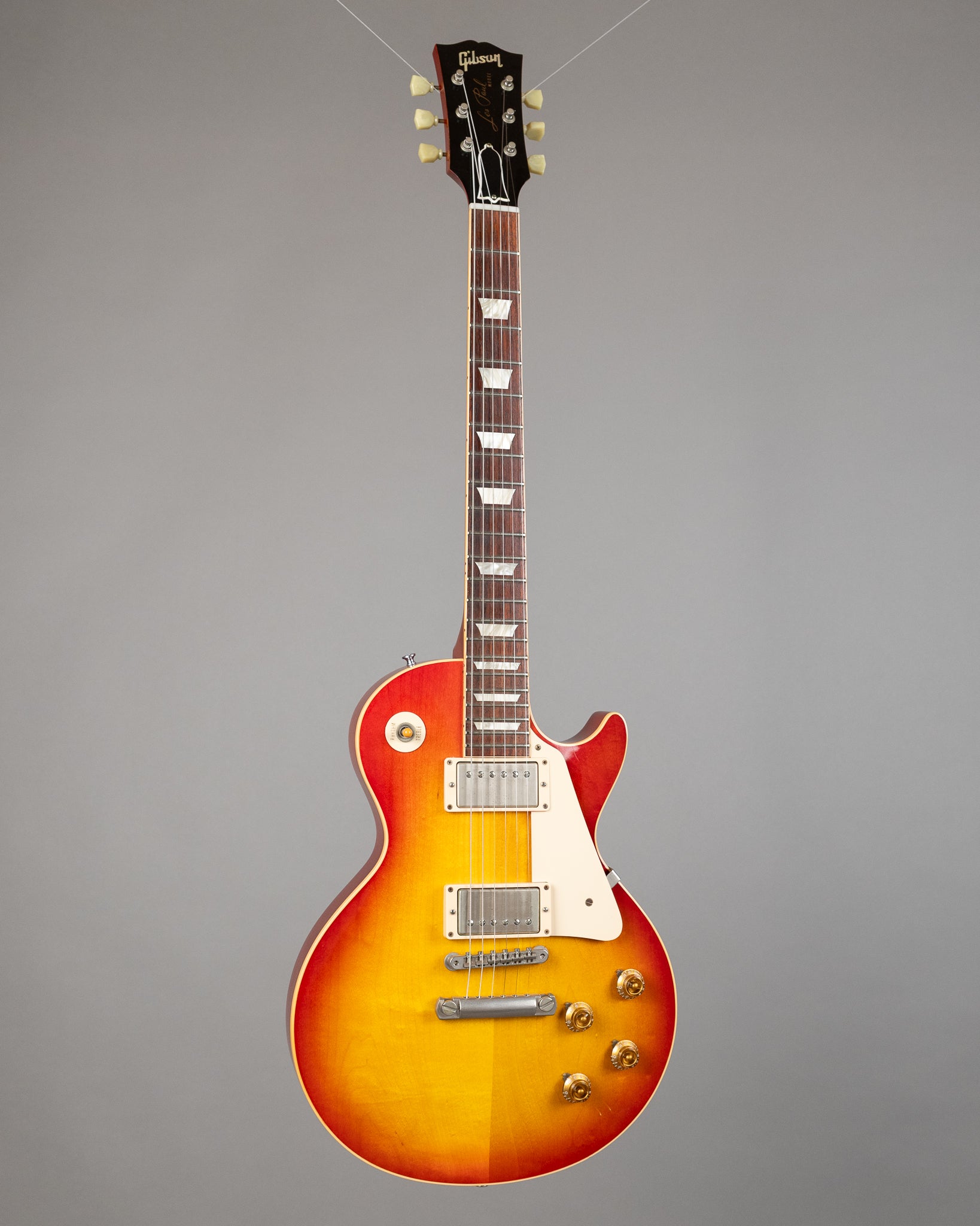 2009 Gibson Custom Shop 1958 Les Paul Historic Collection Plain Top VOS R8 (USA, Washed Cherry, COA, OHSC)