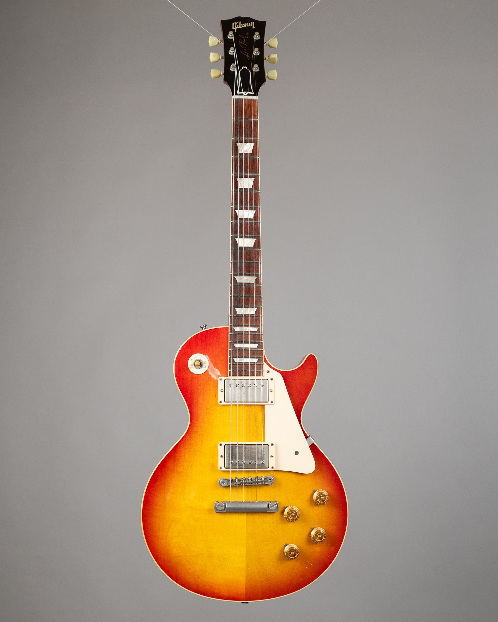 2009 Gibson Custom Shop 1958 Les Paul Historic Collection Plain Top VOS R8 (USA, Washed Cherry, COA, OHSC)