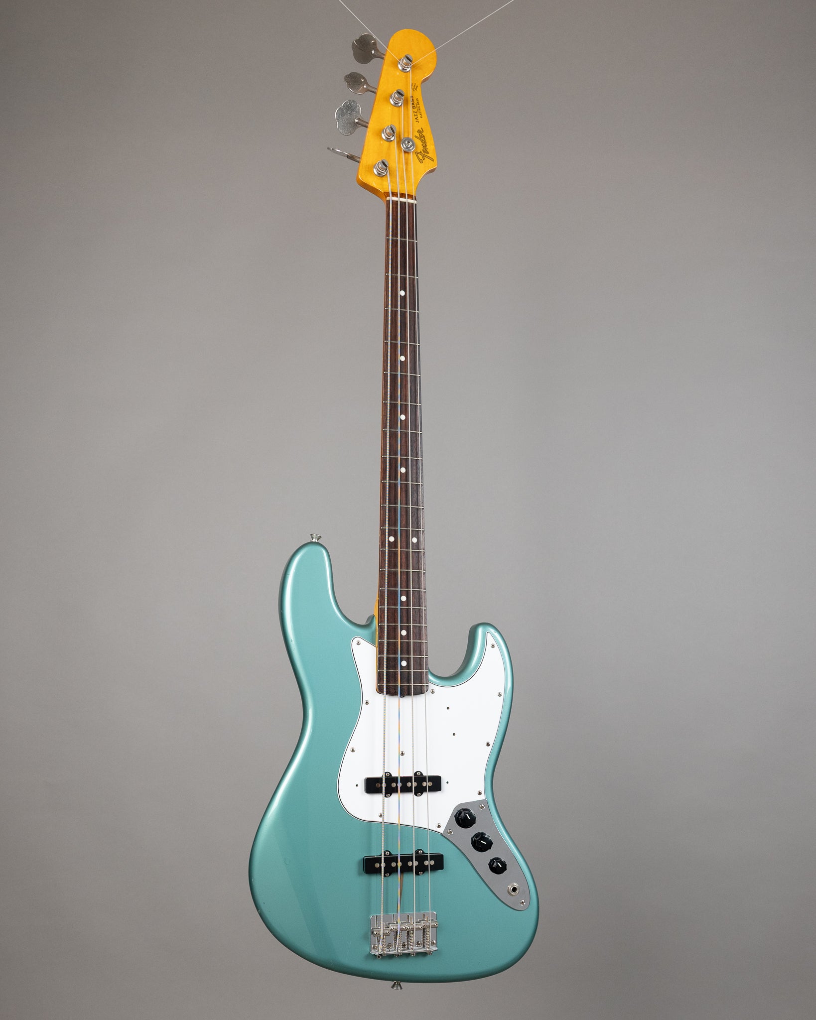 1995 Fender JB-62 Jazz Bass (Japan, Ocean Turquoise Metallic, Gig Bag)