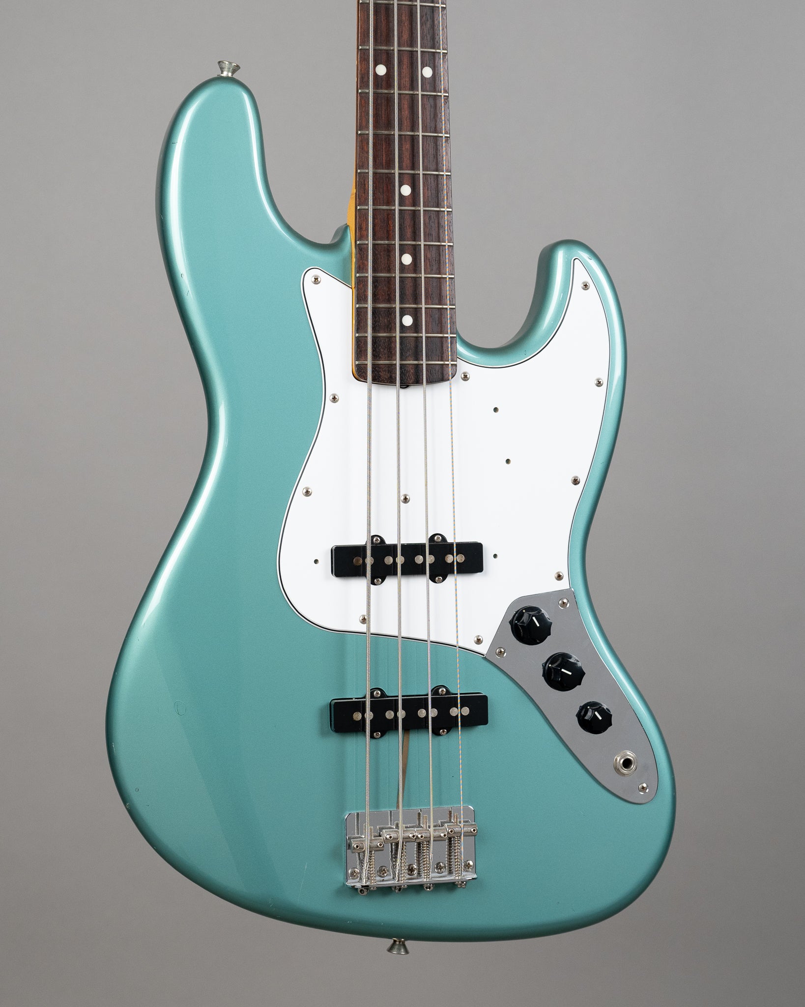 1995 Fender JB-62 Jazz Bass (Japan, Ocean Turquoise Metallic, Gig Bag)