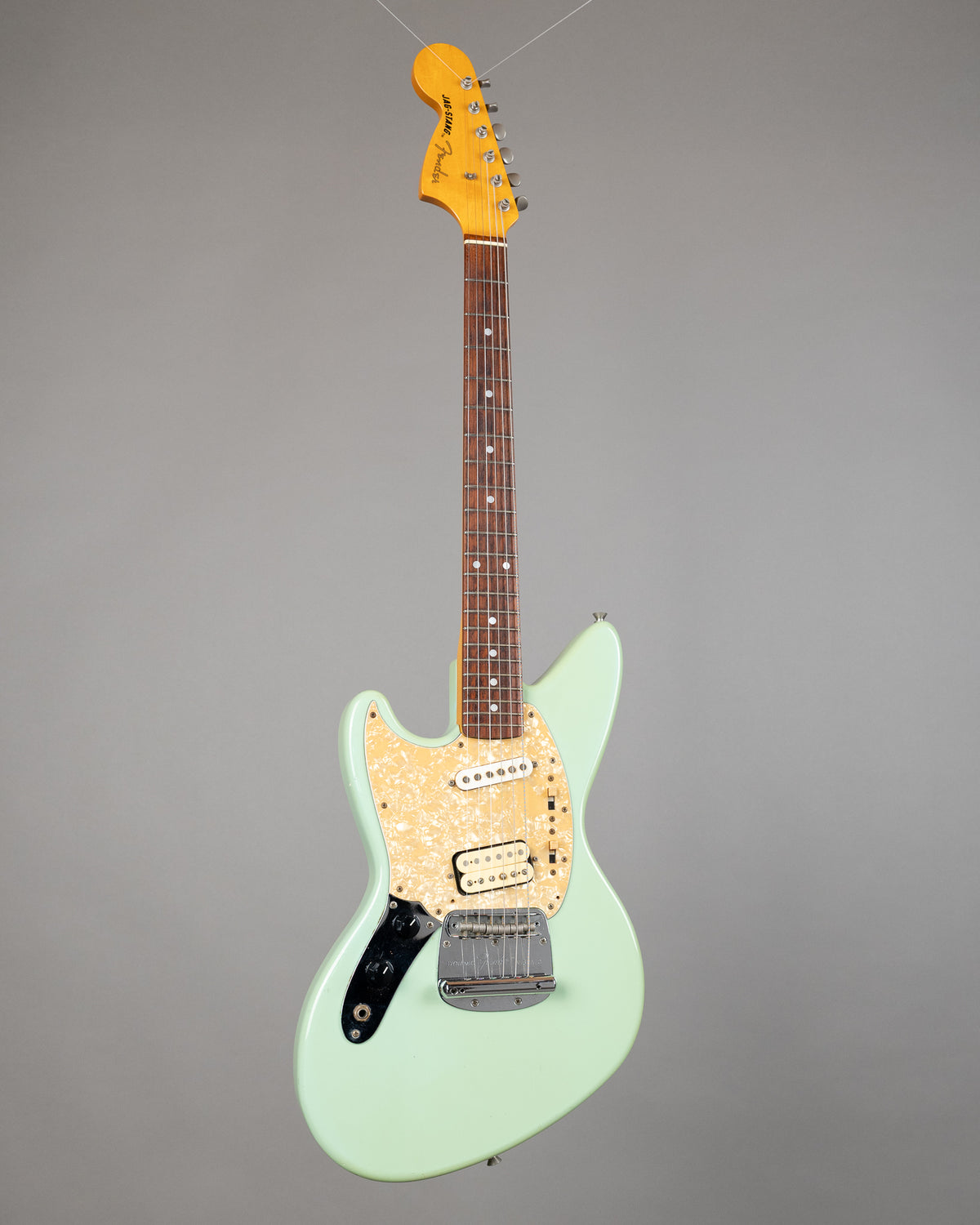 c1997 Fender JSG-65L Jag-Stang (Japan, Left Handed, Sonic Blue)