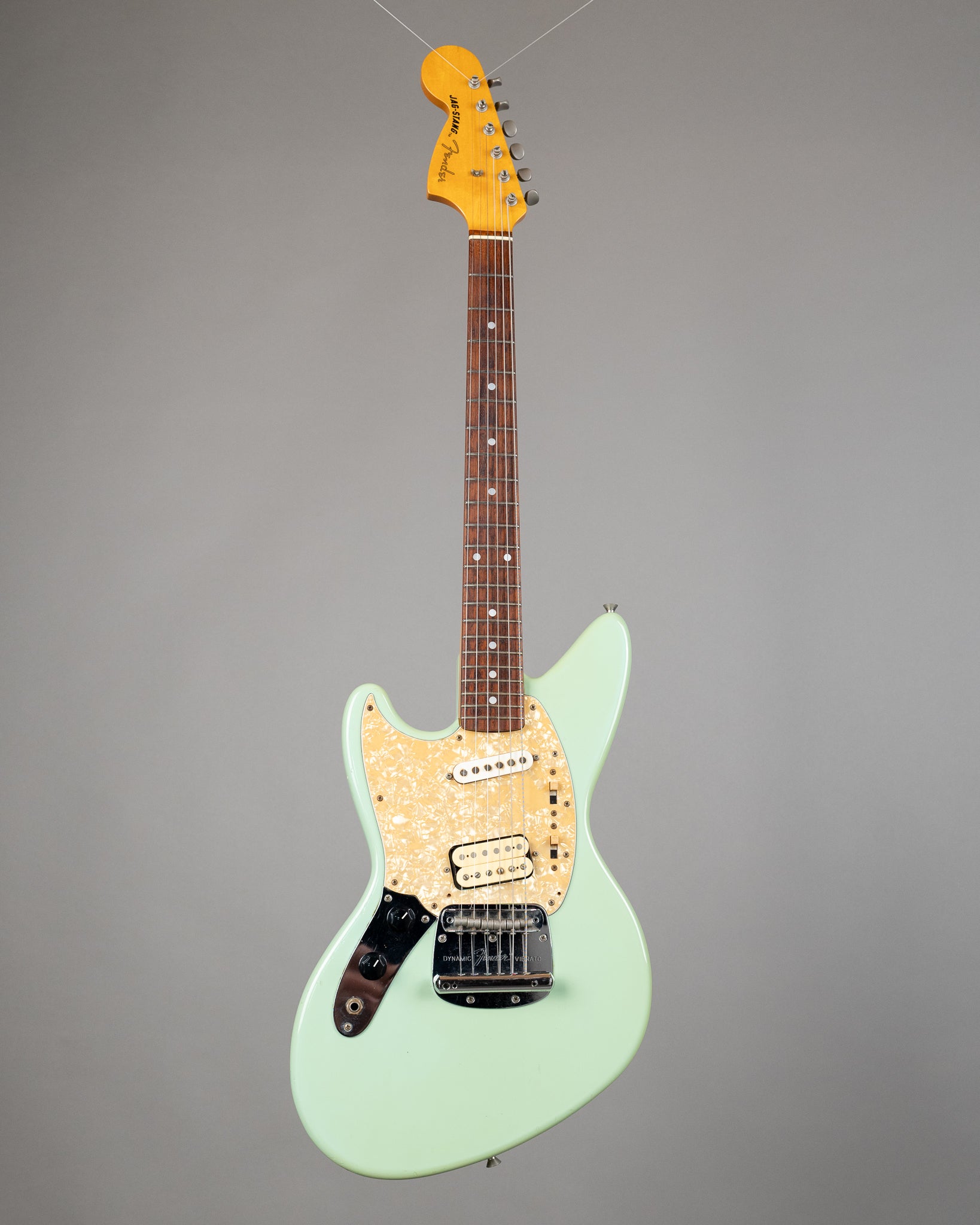 c1997 Fender JSG-65L Jag-Stang (Japan, Left Handed, Sonic Blue)