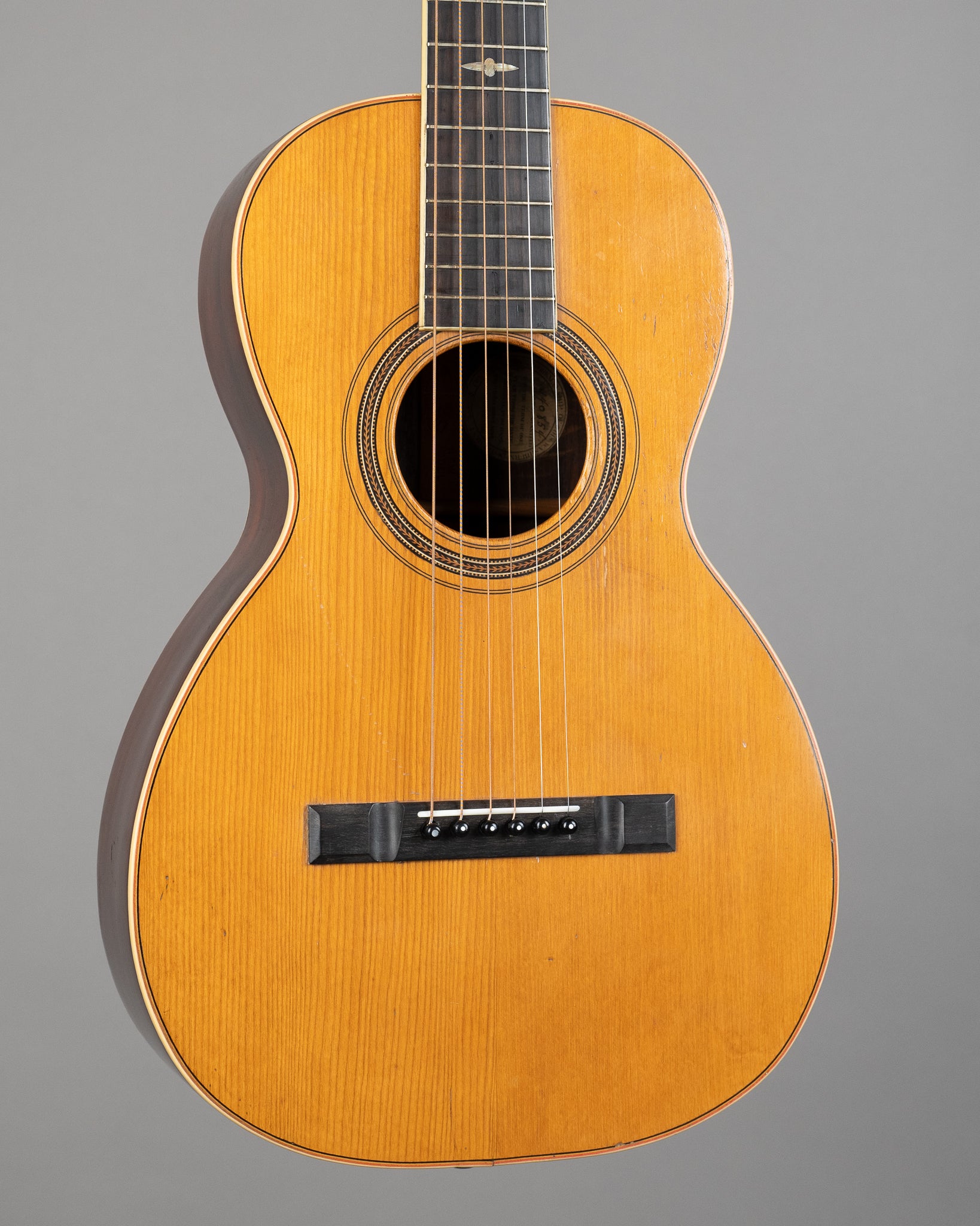 c1900 Washburn Model 123 '1897 Style' Parlour Guitar (USA, Brazilian Rosewood, HSC)