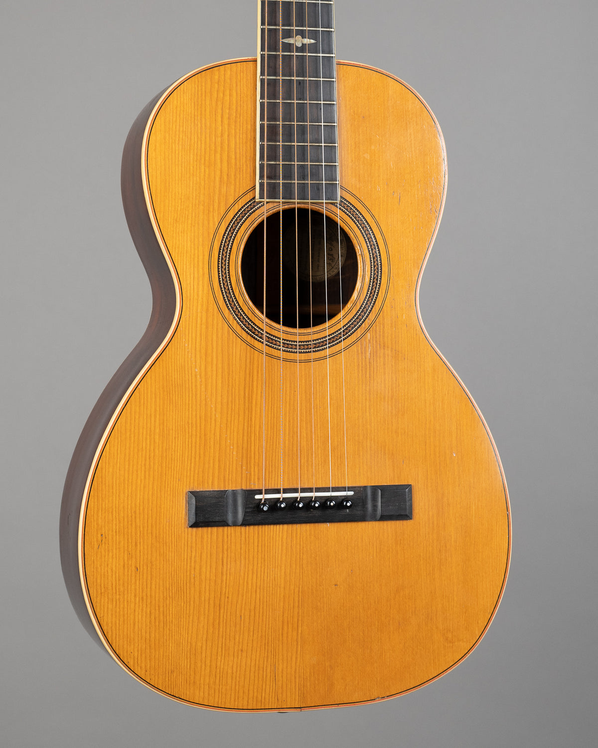 c1900 Washburn Model 123 '1897 Style' Parlour Guitar (USA, Brazilian Rosewood, HSC)