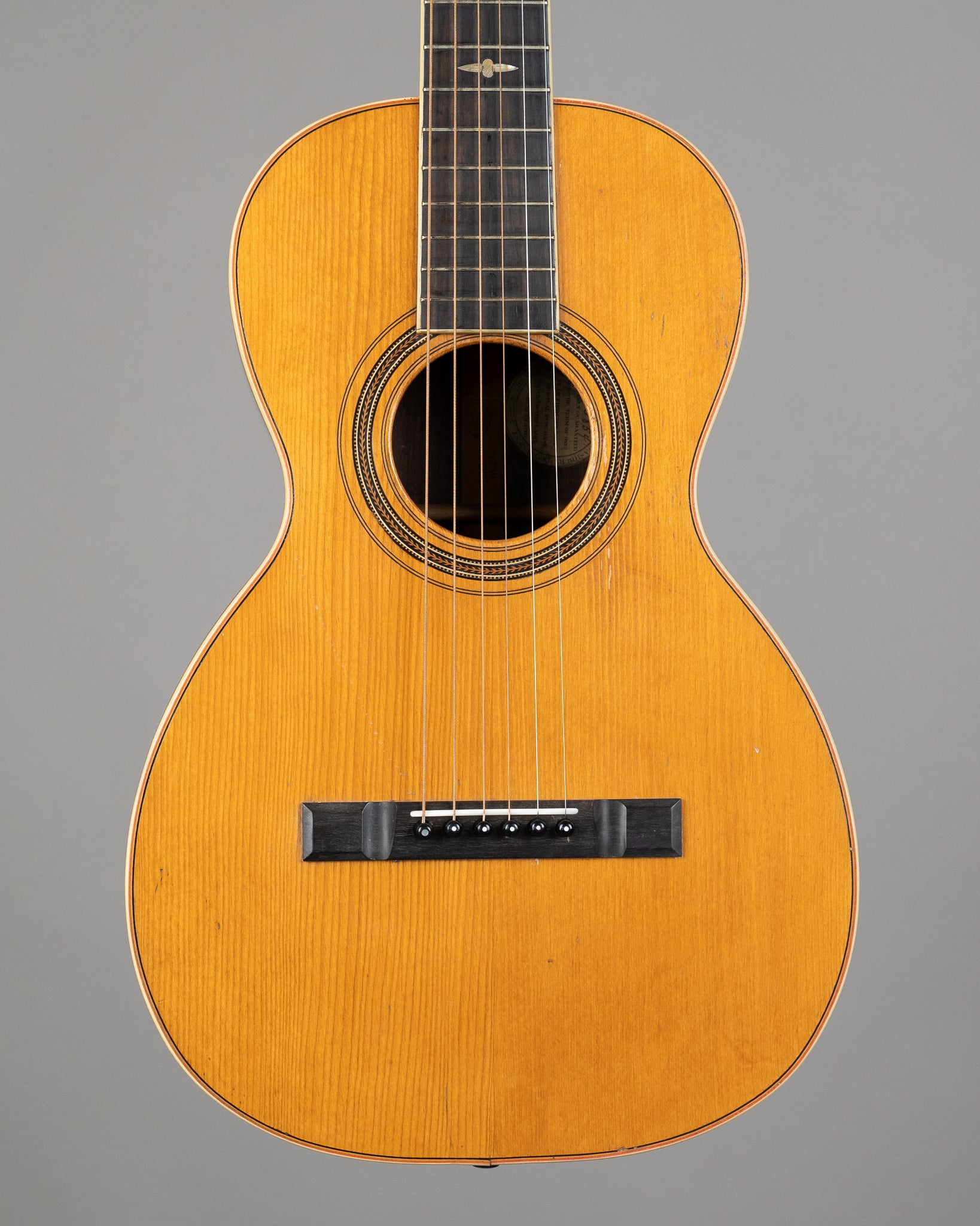 c1900 Washburn Model 123 '1897 Style' Parlour Guitar (USA, Brazilian Rosewood, HSC)