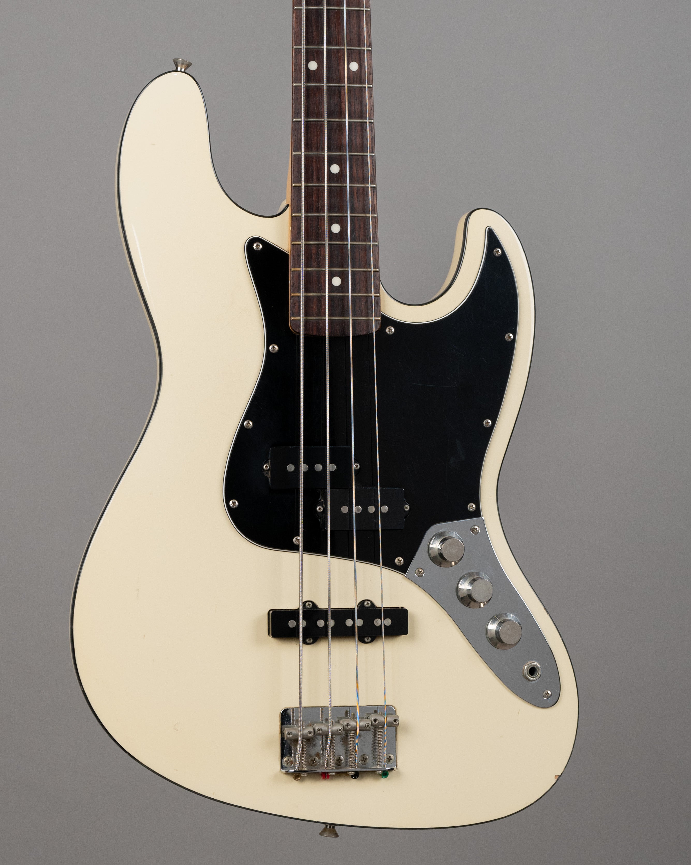 2006 Fender Aerodyne Jazz Bass (Japan, Vintage White)
