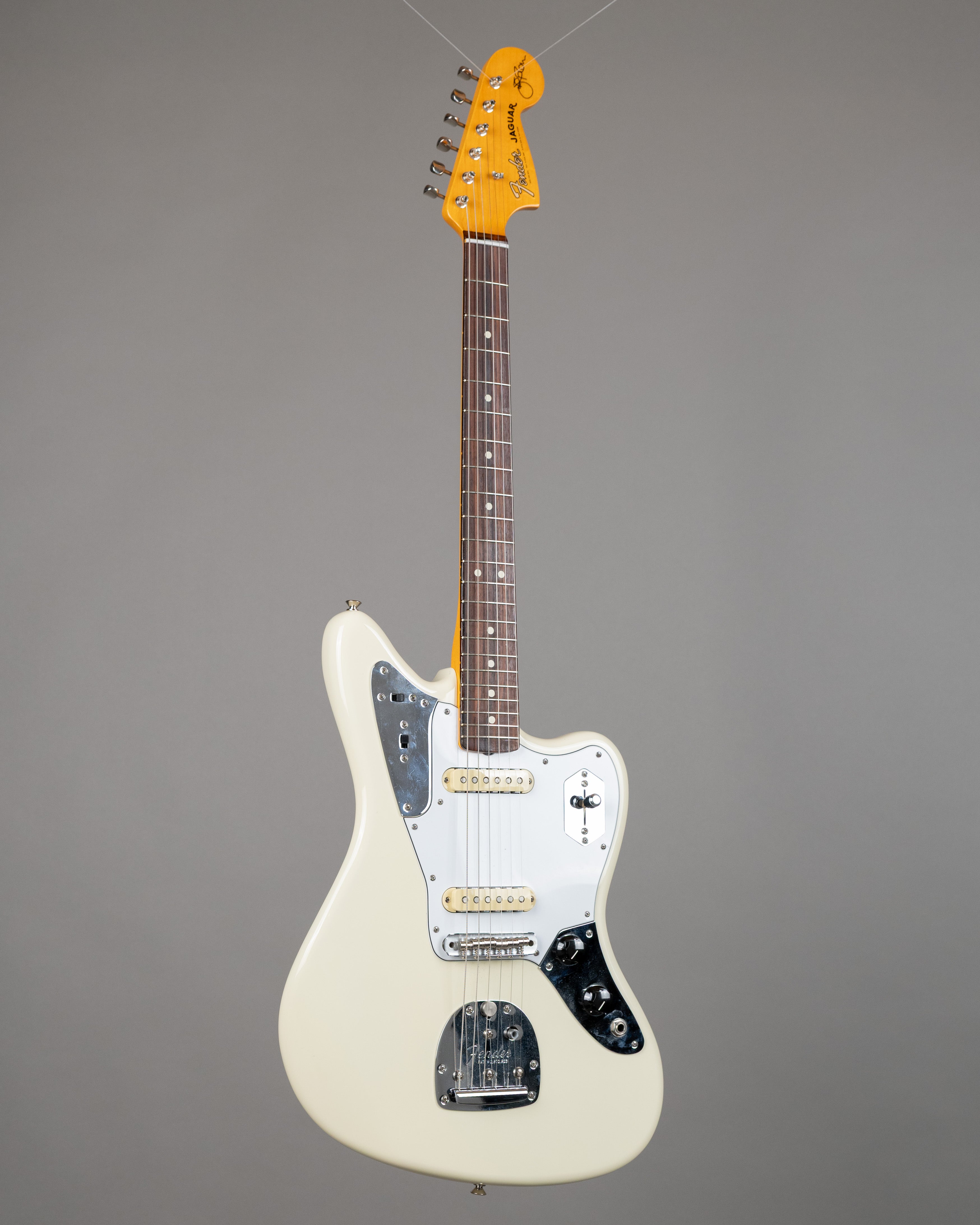 2025 Fender Johnny Marr Jaguar (USA, Olympic White, OHSC)