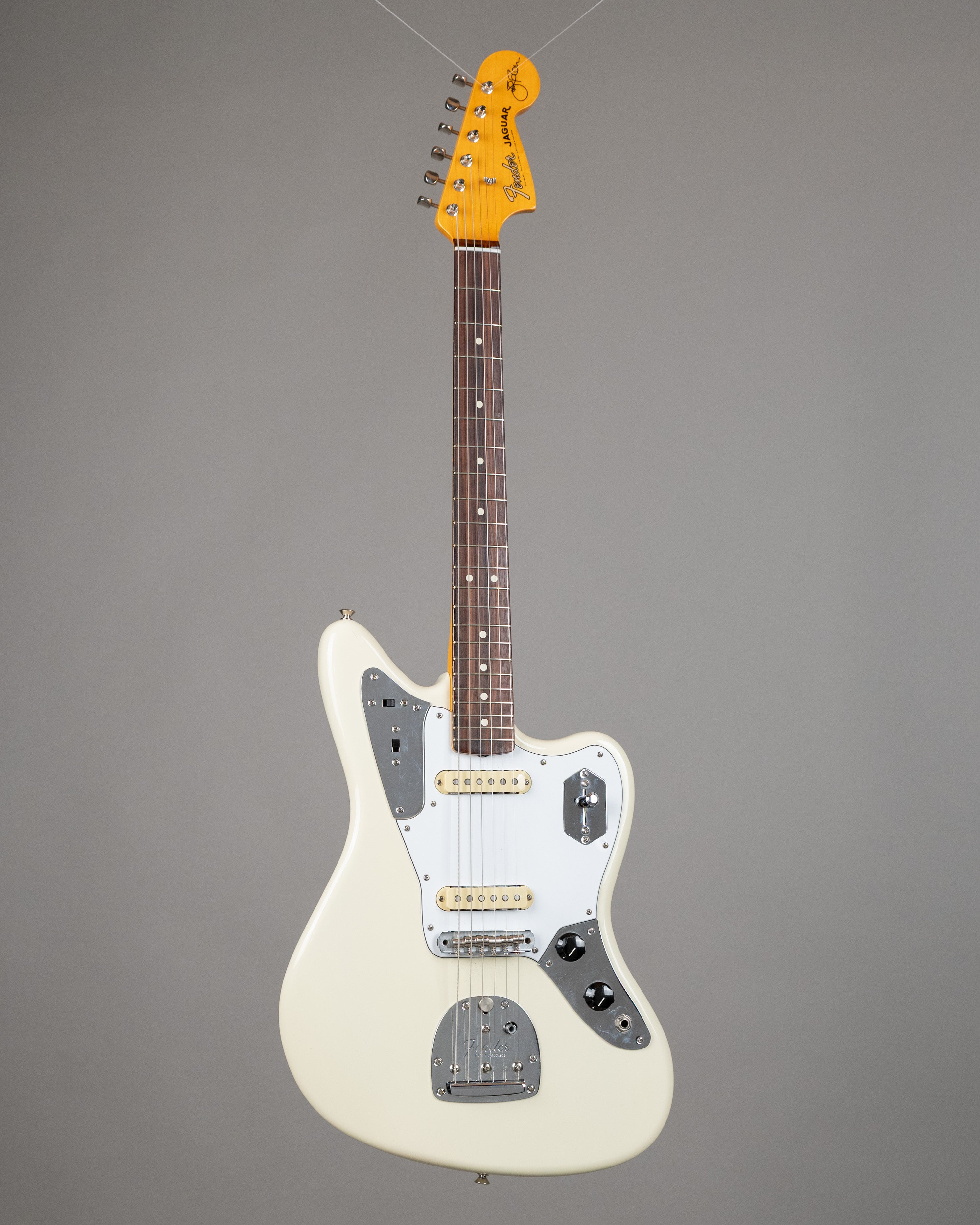 2025 Fender Johnny Marr Jaguar (USA, Olympic White, OHSC)
