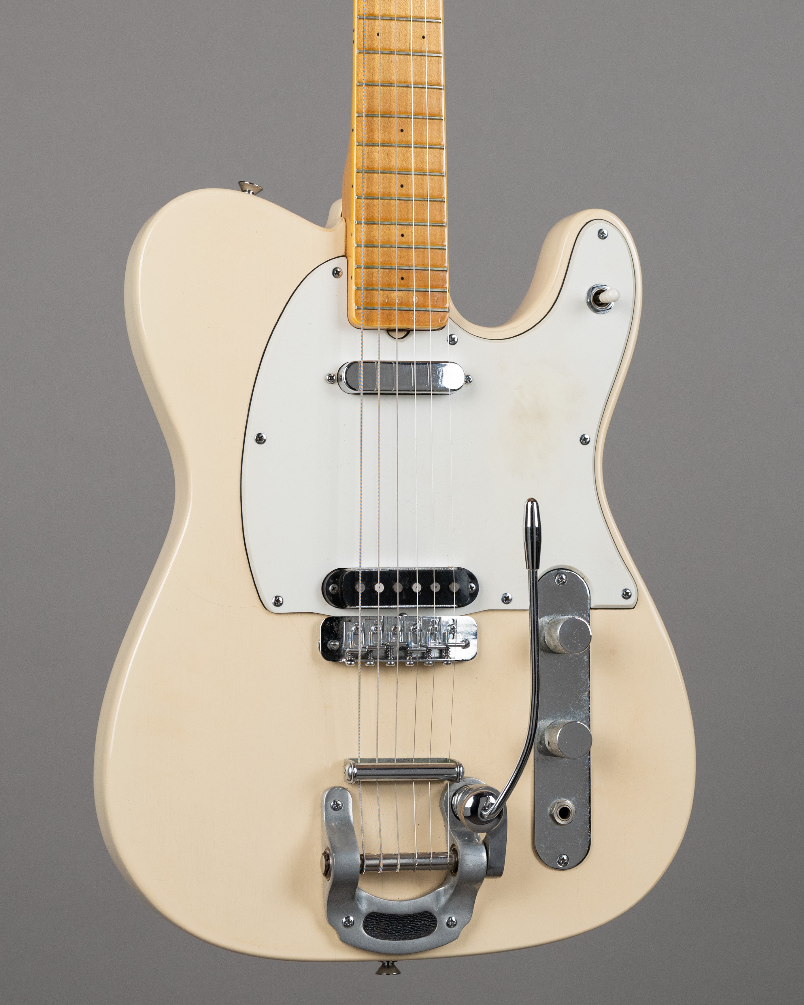 c1969 Elk Cutlass 'Telecaster' (Japan, White, OHSC)