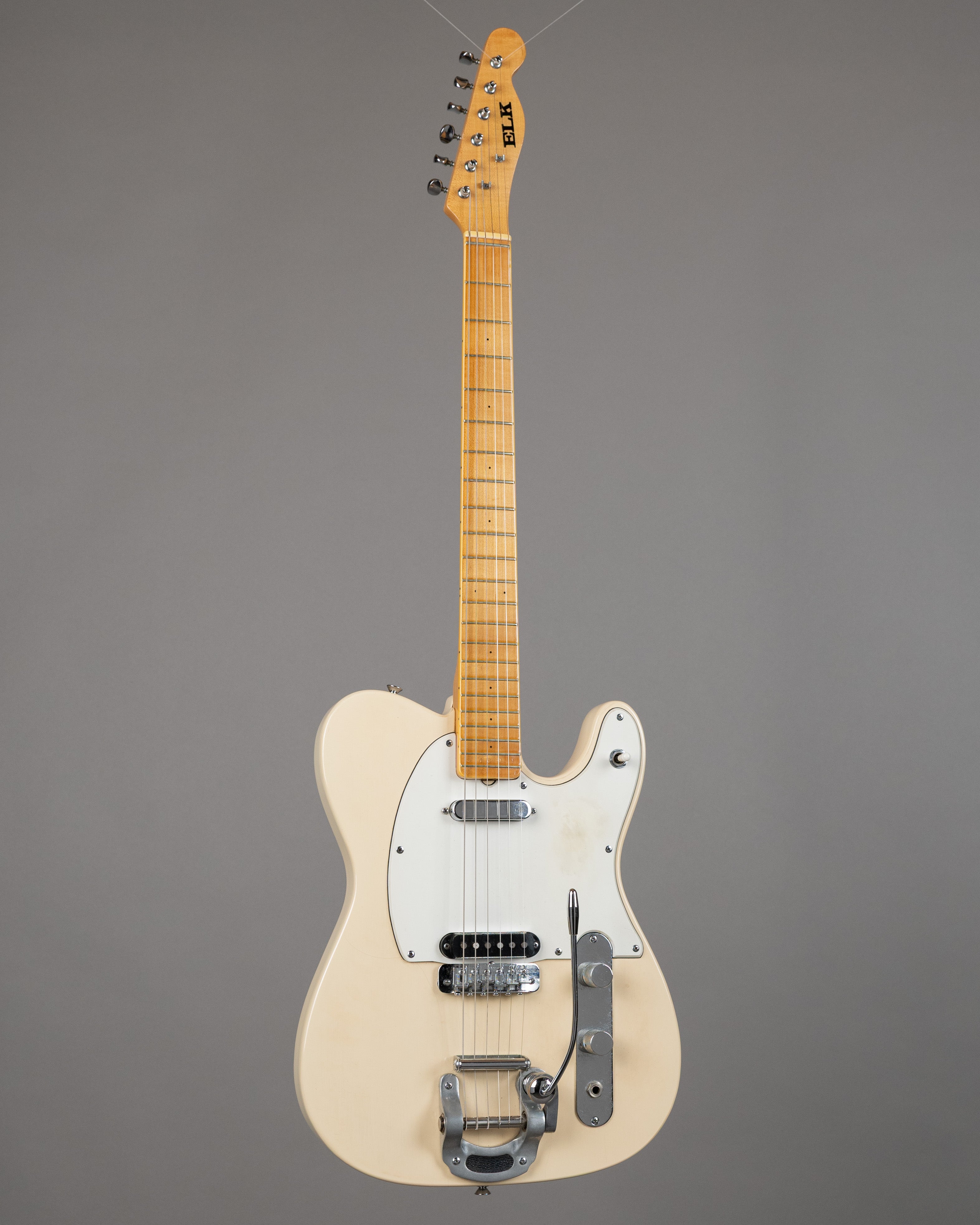 c1969 Elk Cutlass 'Telecaster' (Japan, White, OHSC)