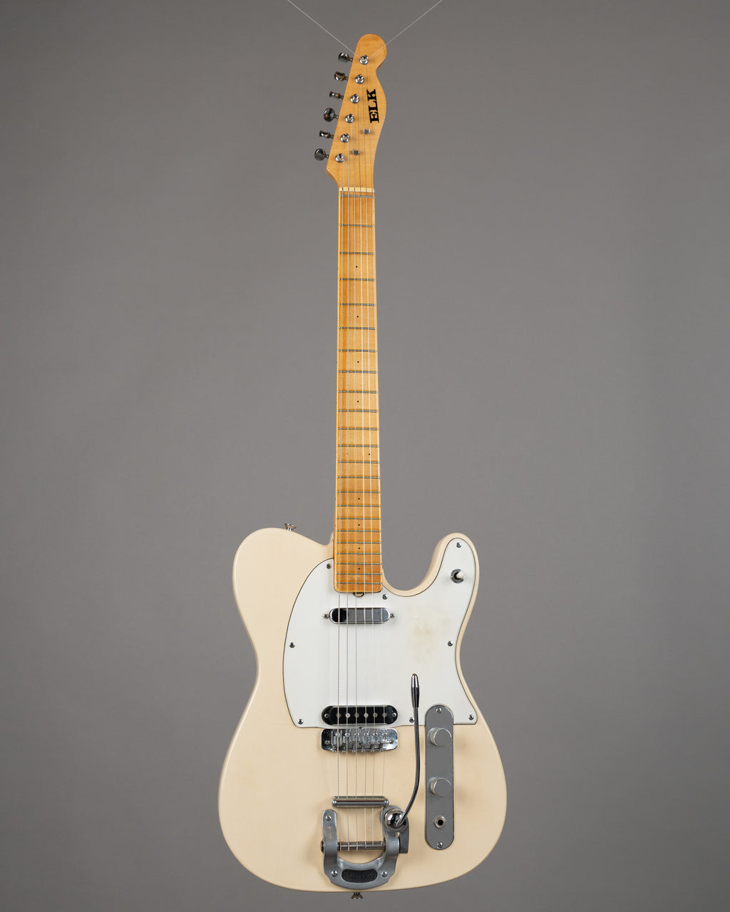 c1969 Elk Cutlass 'Telecaster' (Japan, White, OHSC)
