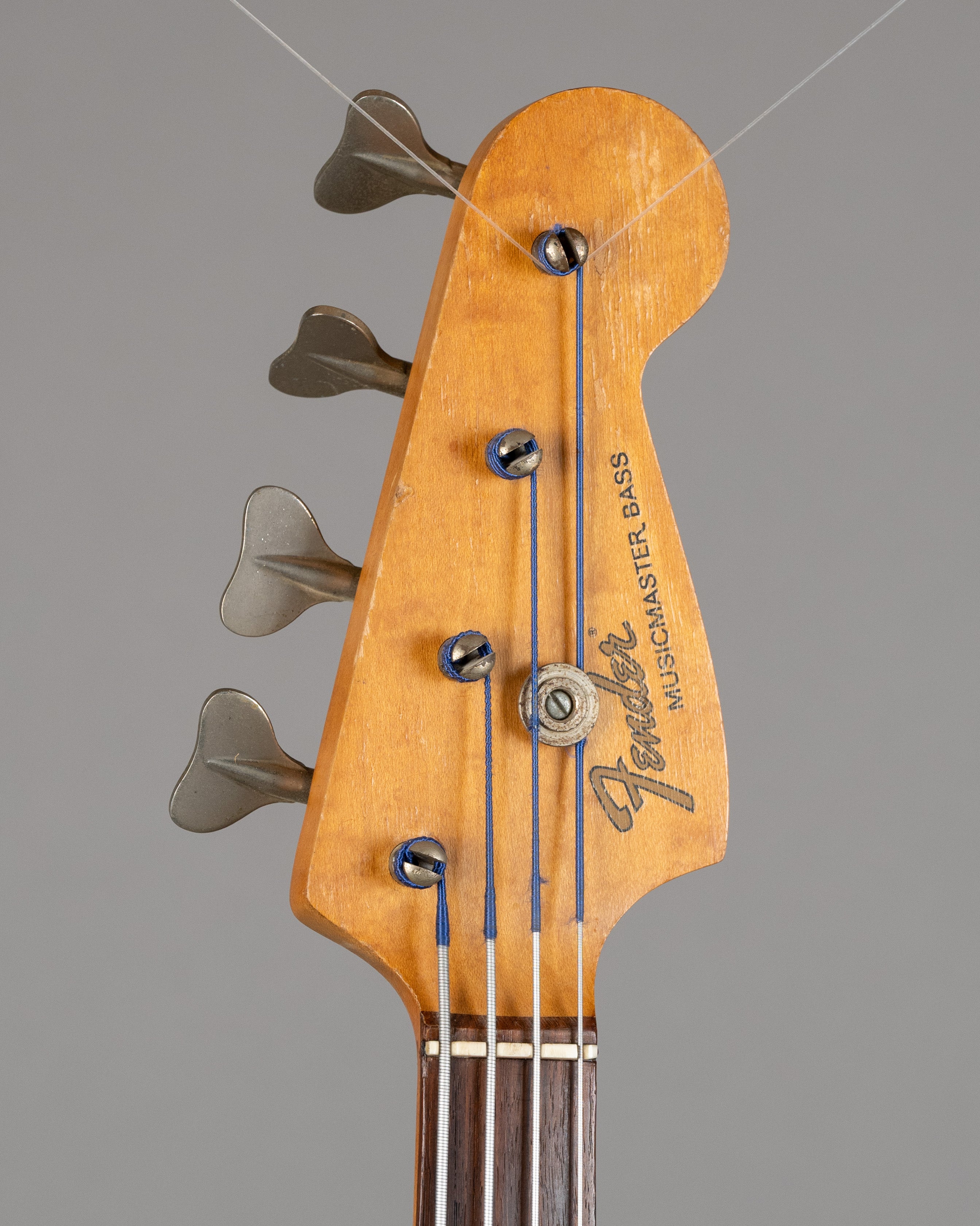 1975 Fender Musicmaster Bass (USA, Dakota Red, HSC)