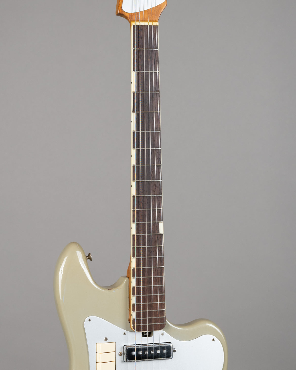 c1960s Teisco TG-64 (Japan, Battleship Grey, Monkey Grip)