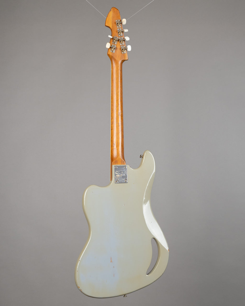 c1960s Teisco TG-64 (Japan, Battleship Grey, Monkey Grip)