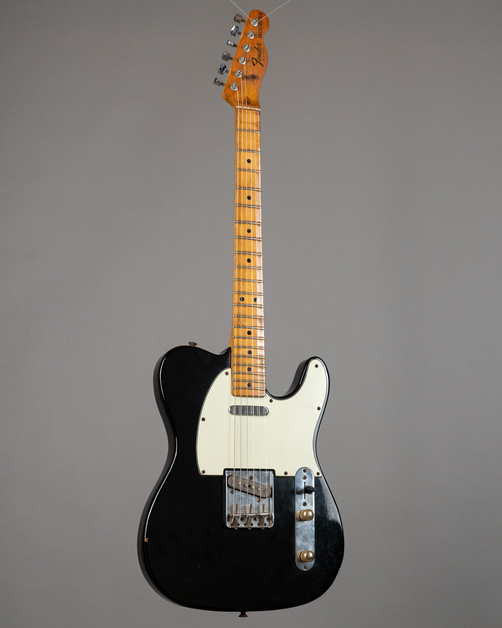 1981 Fender Telecaster (USA, Factory Black over Capri Orange, OHSC)