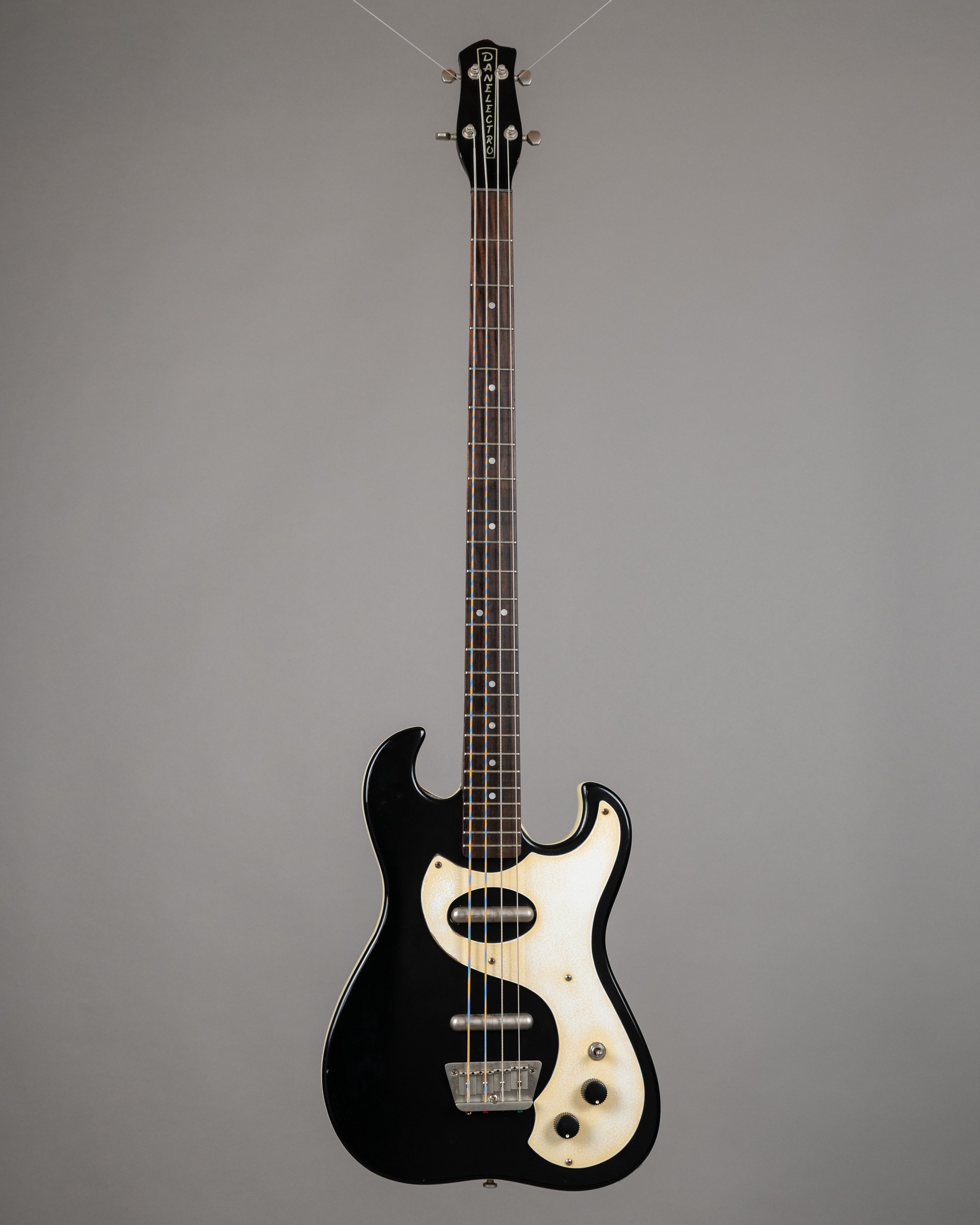 2000s Danelectro 63 Bass Black (China, Black, OGB)