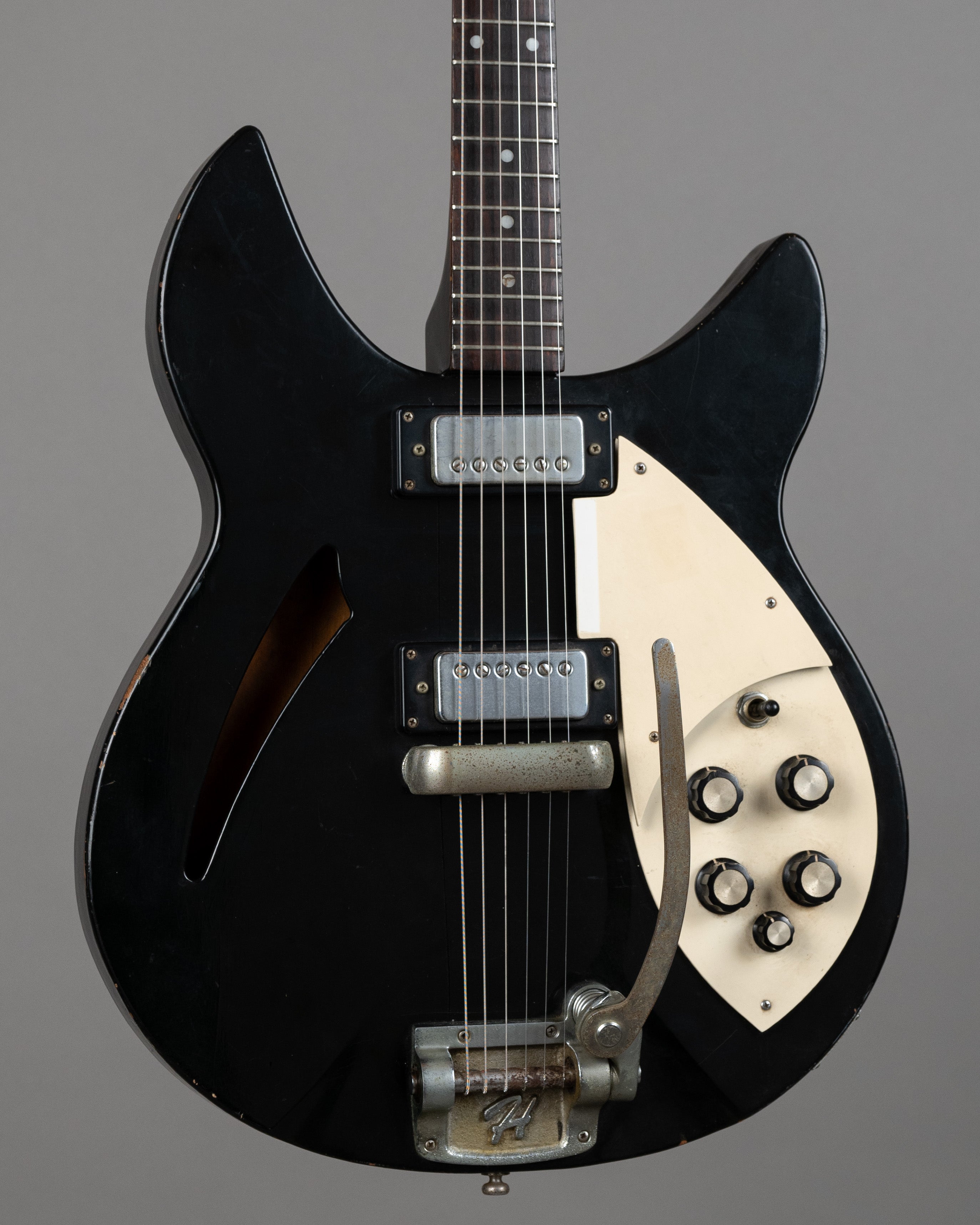 c1967-1970 Honey SG-5 'Rickenbacker 330' Copy (Japan, Jetglow)
