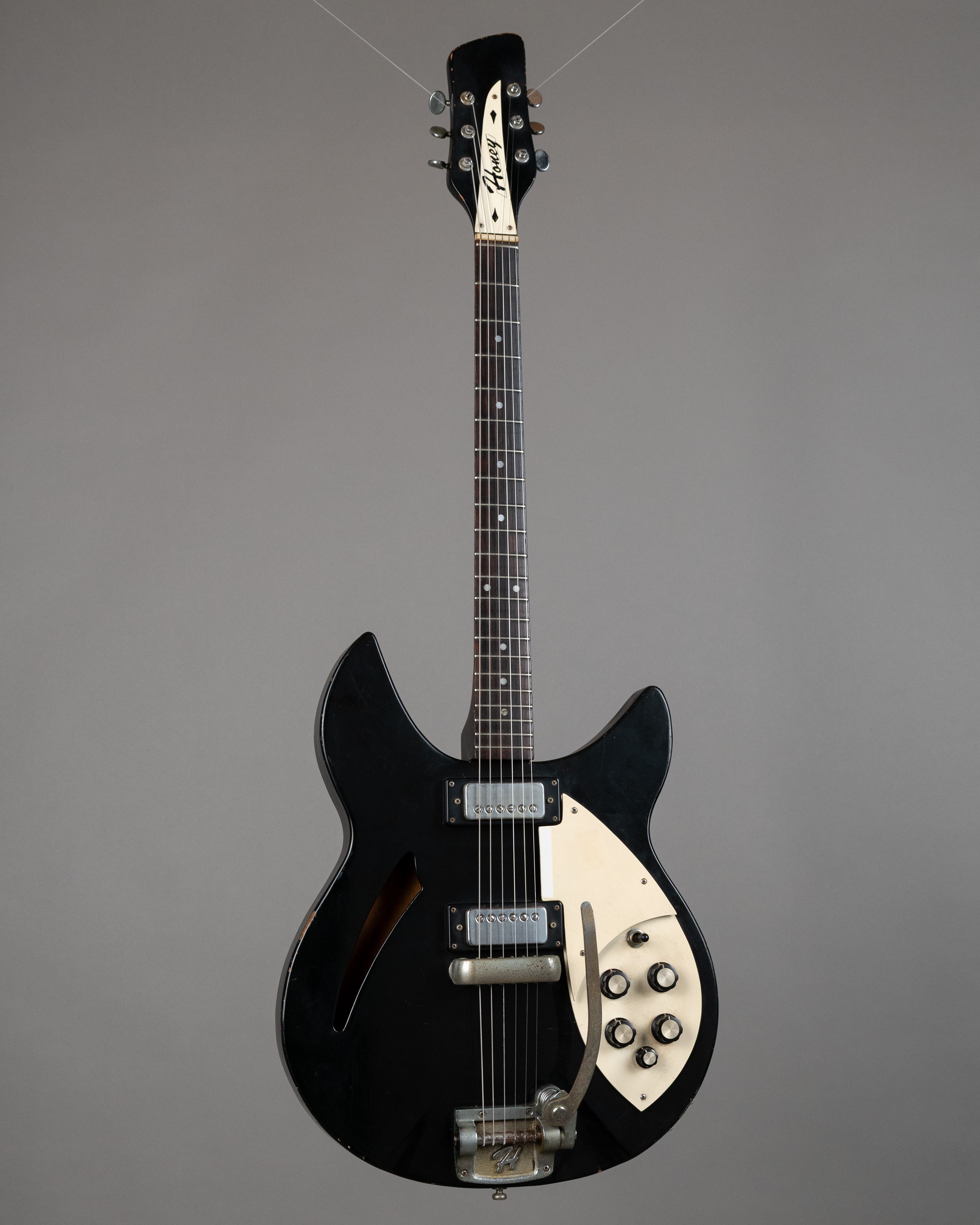 c1967-1970 Honey SG-5 'Rickenbacker 330' Copy (Japan, Jetglow)