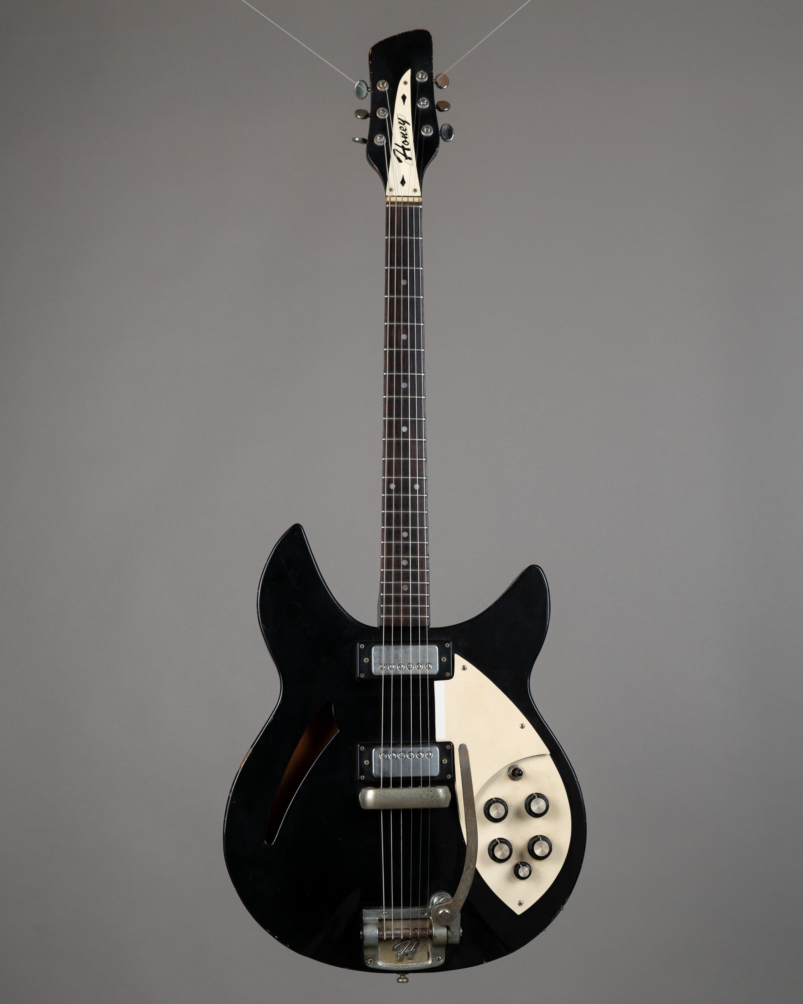 c1967-1970 Honey SG-5 'Rickenbacker 330' Copy (Japan, Jetglow)