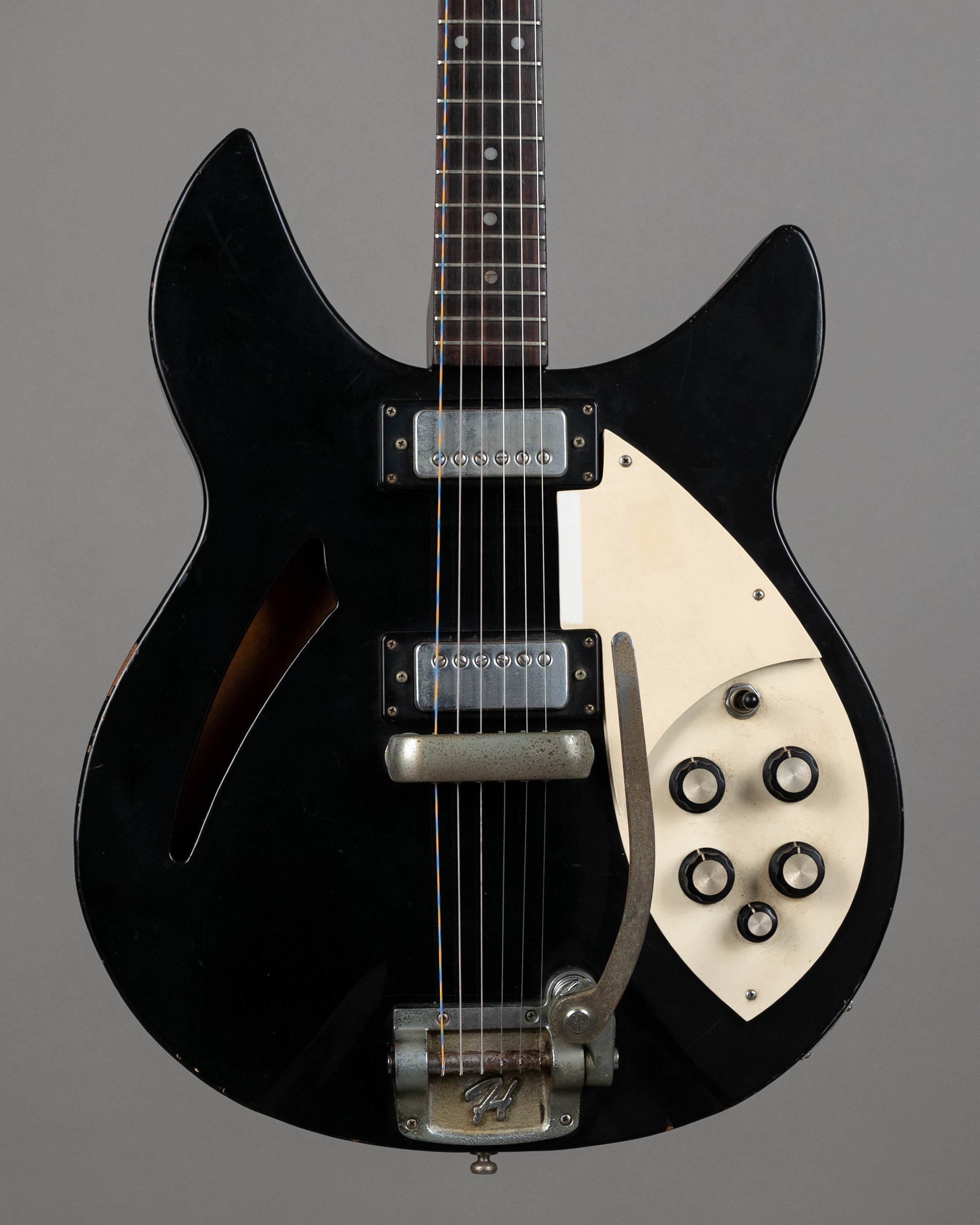 c1967-1970 Honey SG-5 'Rickenbacker 330' Copy (Japan, Jetglow)