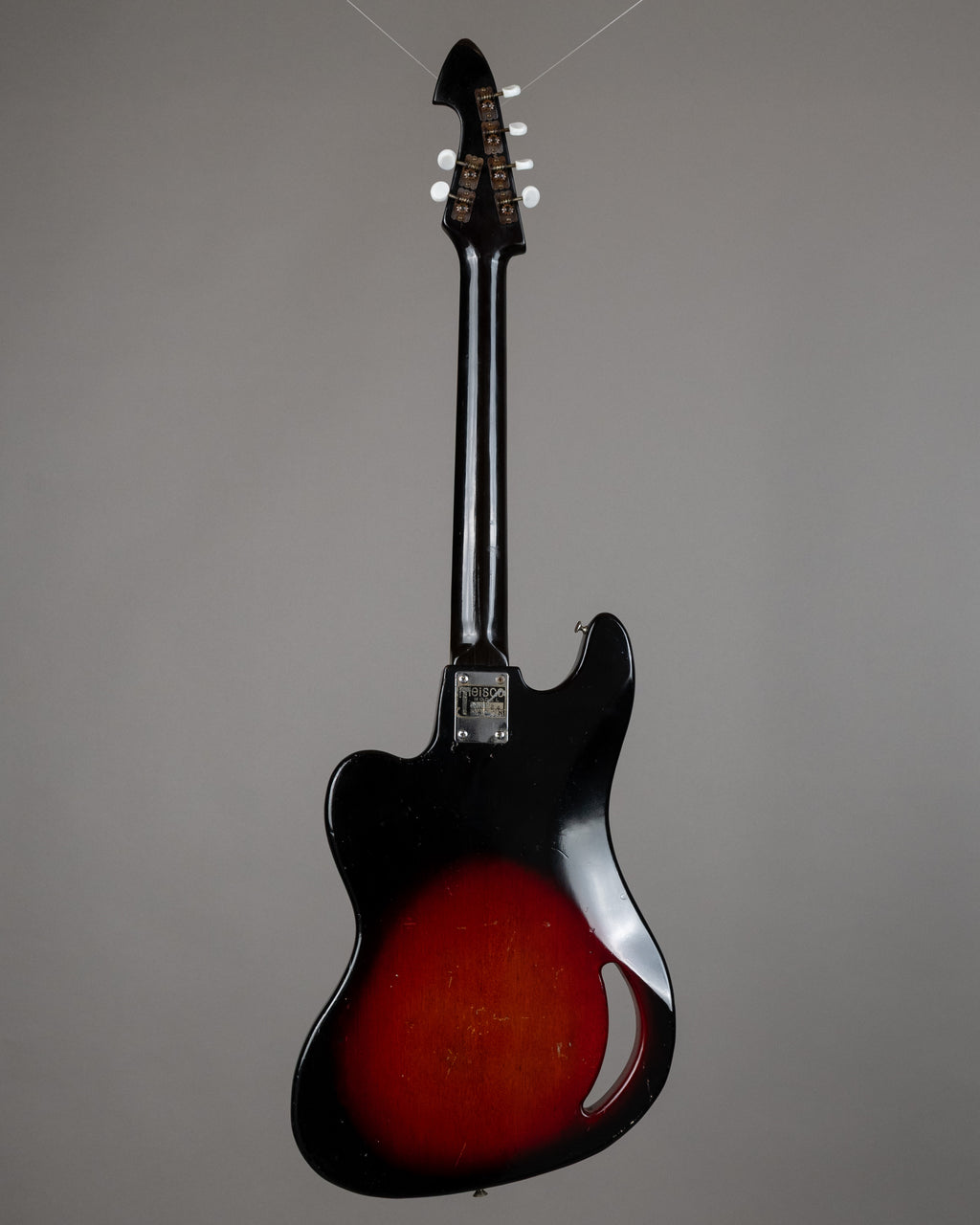 c1960s Teisco TG-64 (Japan, Redburst, Monkey Grip)
