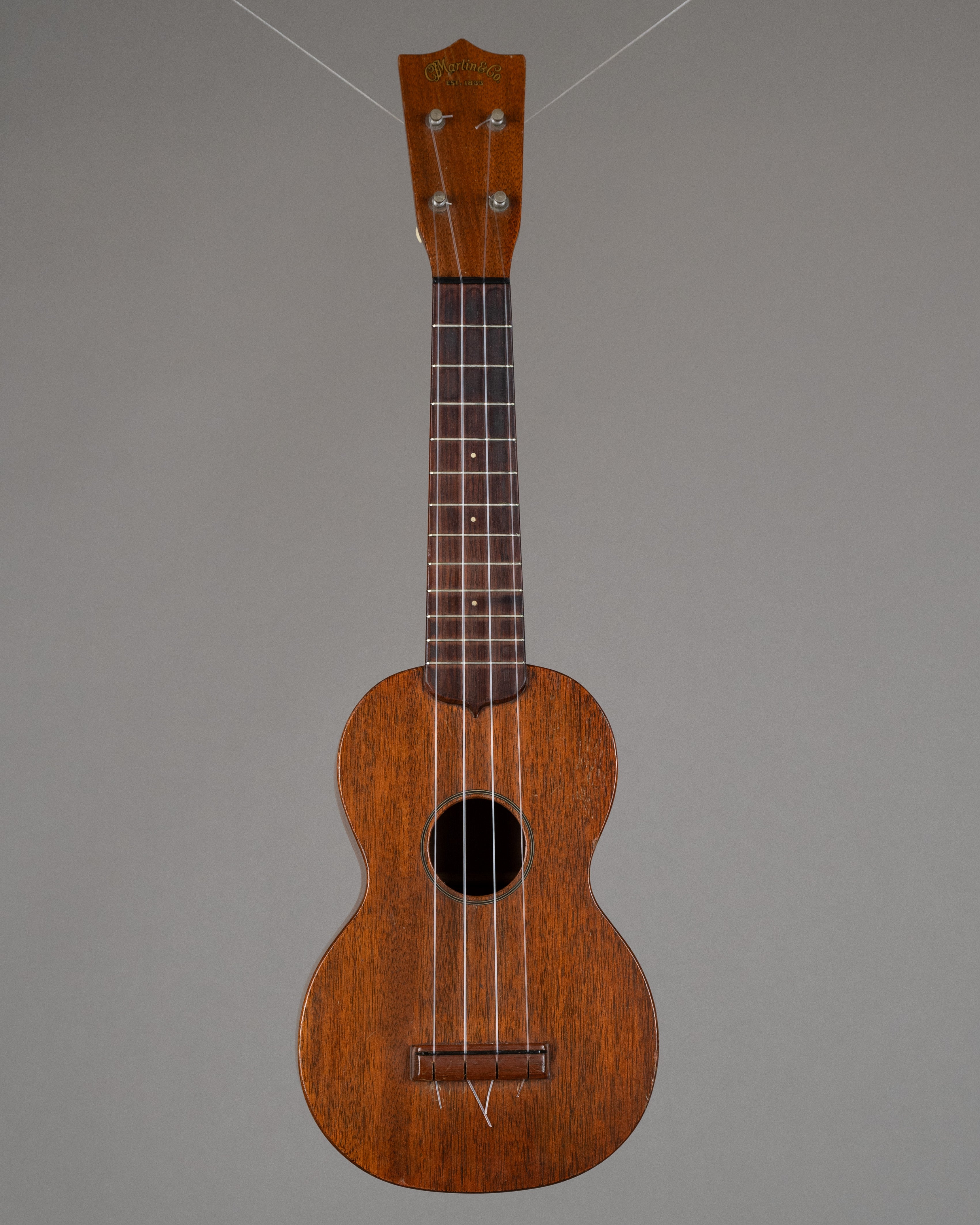 c1960s Martin S-1 Soprano Ukulele (USA, Mahogany Stain, HSC)