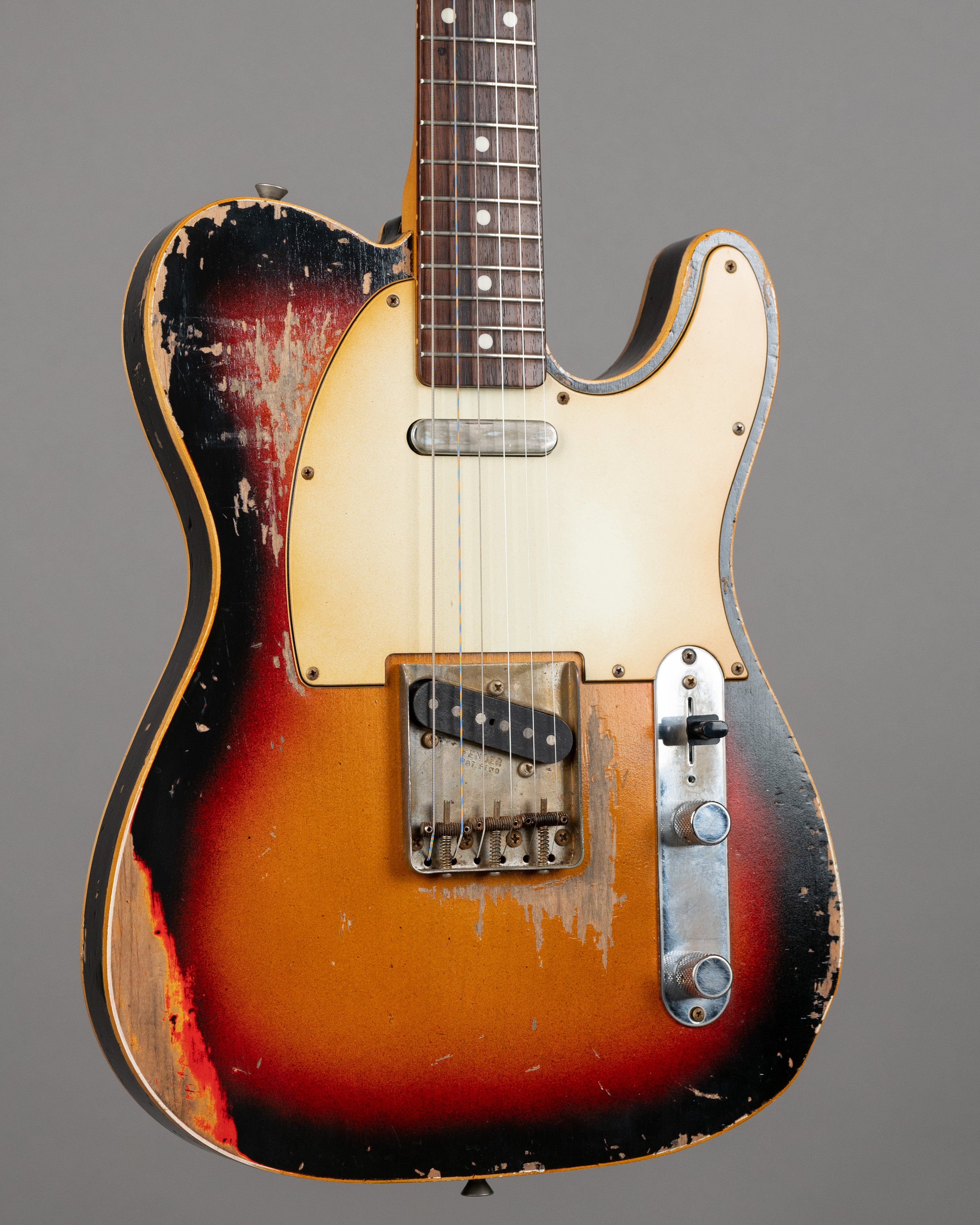 2012 Fender Telecaster Custom (Japan, Sunburst Relic, Sunburst)