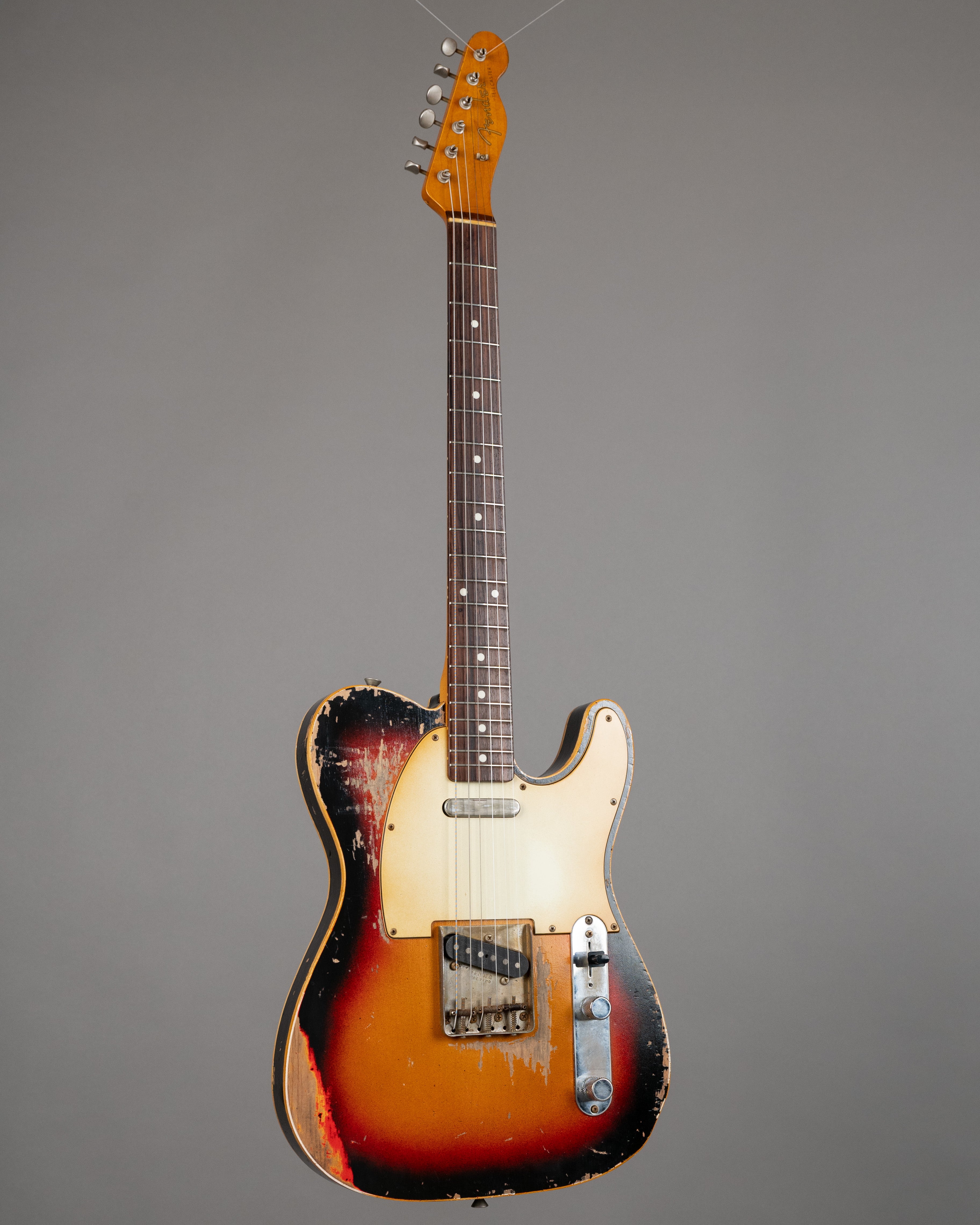 2012 Fender Telecaster Custom (Japan, Sunburst Relic, Sunburst)