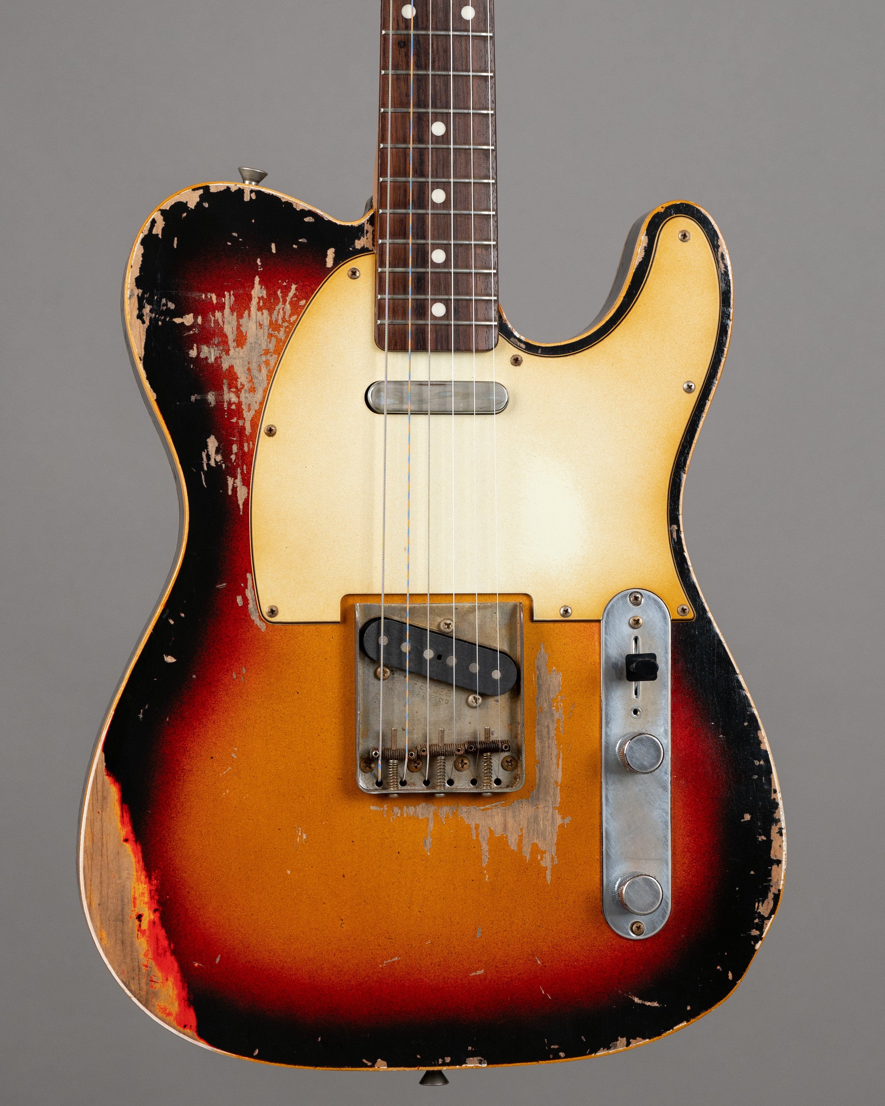 2012 Fender Telecaster Custom (Japan, Sunburst Relic, Sunburst)