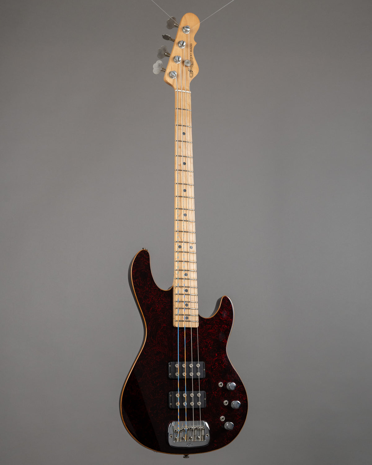 1997 G&L L2000-OPM Bass (USA, Red Swirl, COA, OHSC)