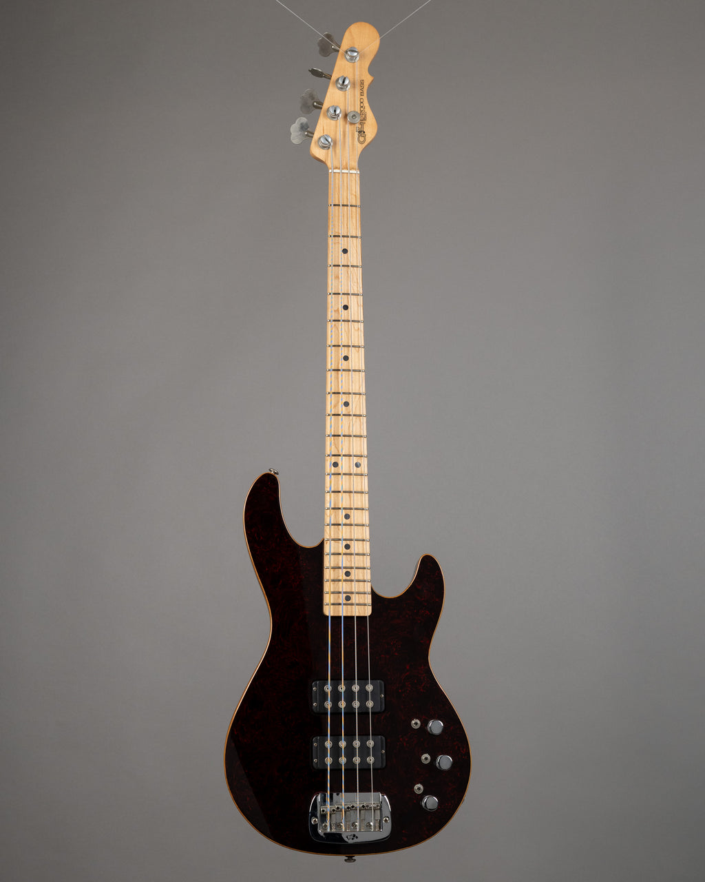 1997 G&L L2000-OPM Bass (USA, Red Swirl, COA, OHSC)