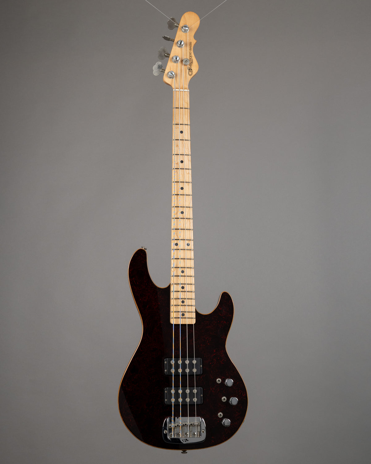 1997 G&L L2000-OPM Bass (USA, Red Swirl, COA, OHSC)