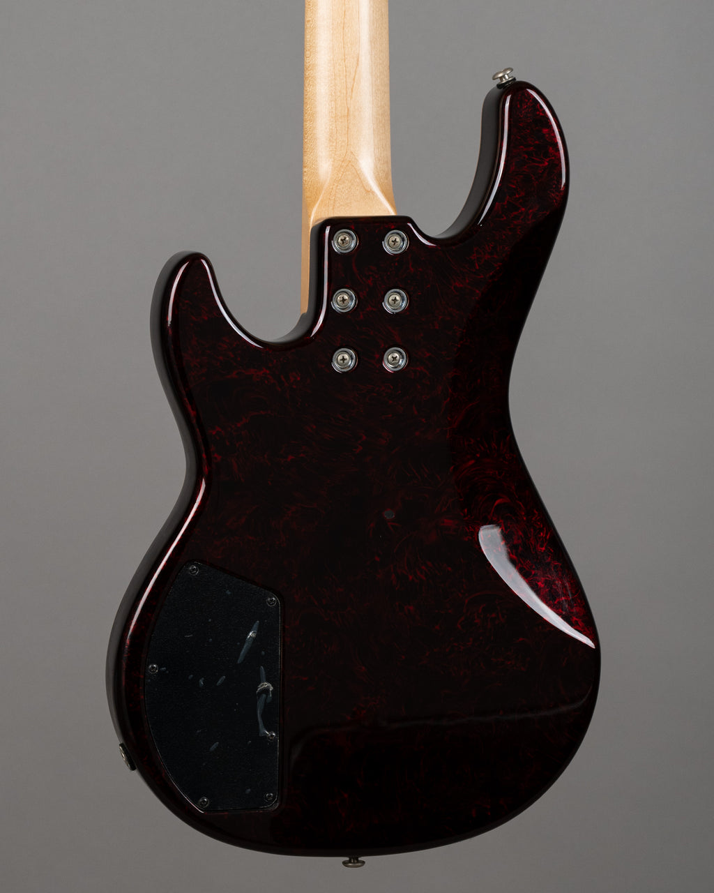 1997 G&L L2000-OPM Bass (USA, Red Swirl, COA, OHSC)